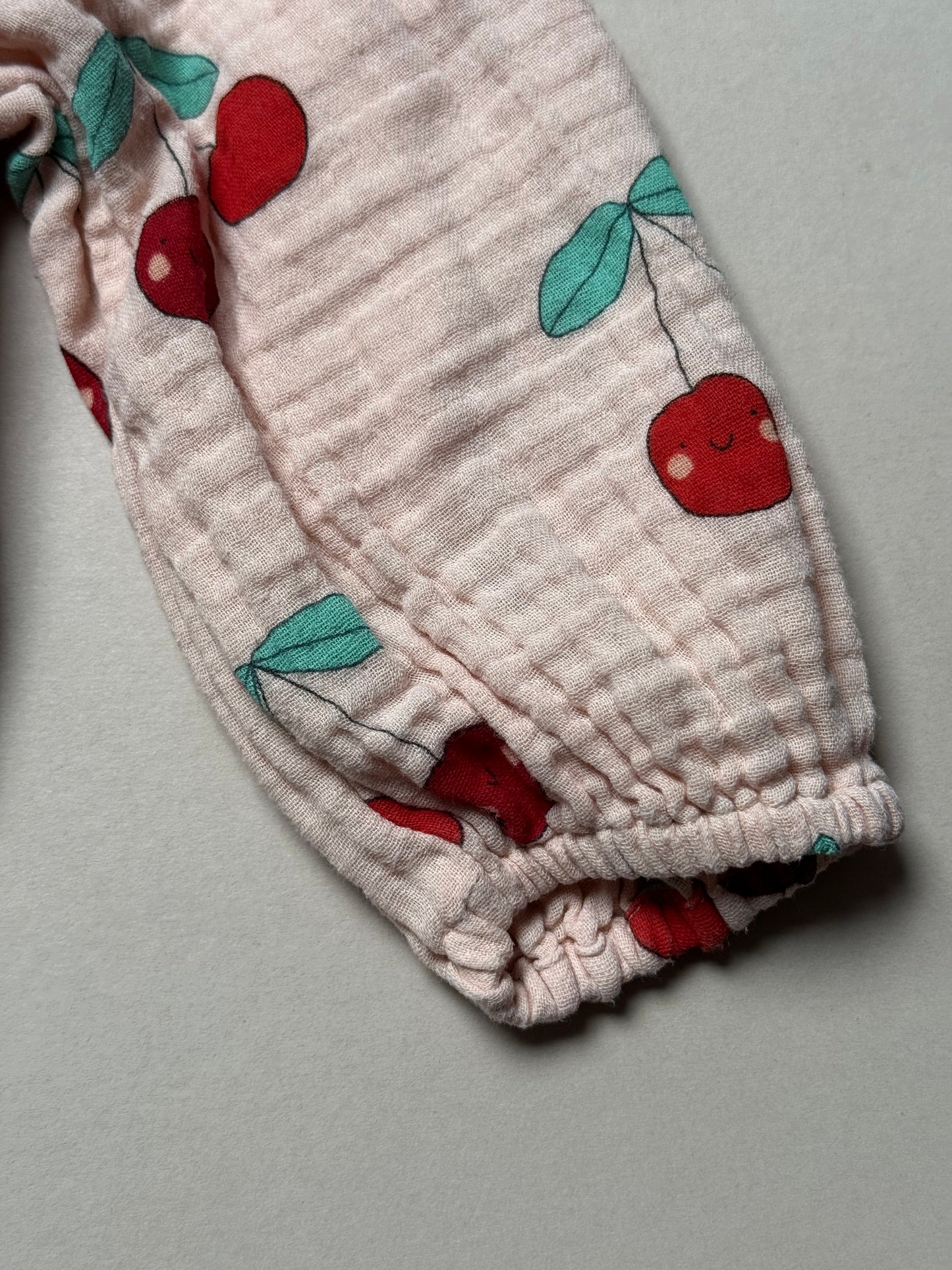 Next Cherry Printed Lightweight Romper in 9-12 Months