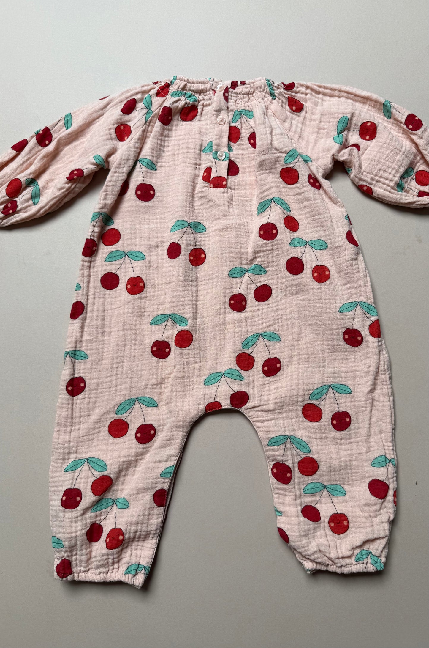 Next Cherry Printed Lightweight Romper in 9-12 Months