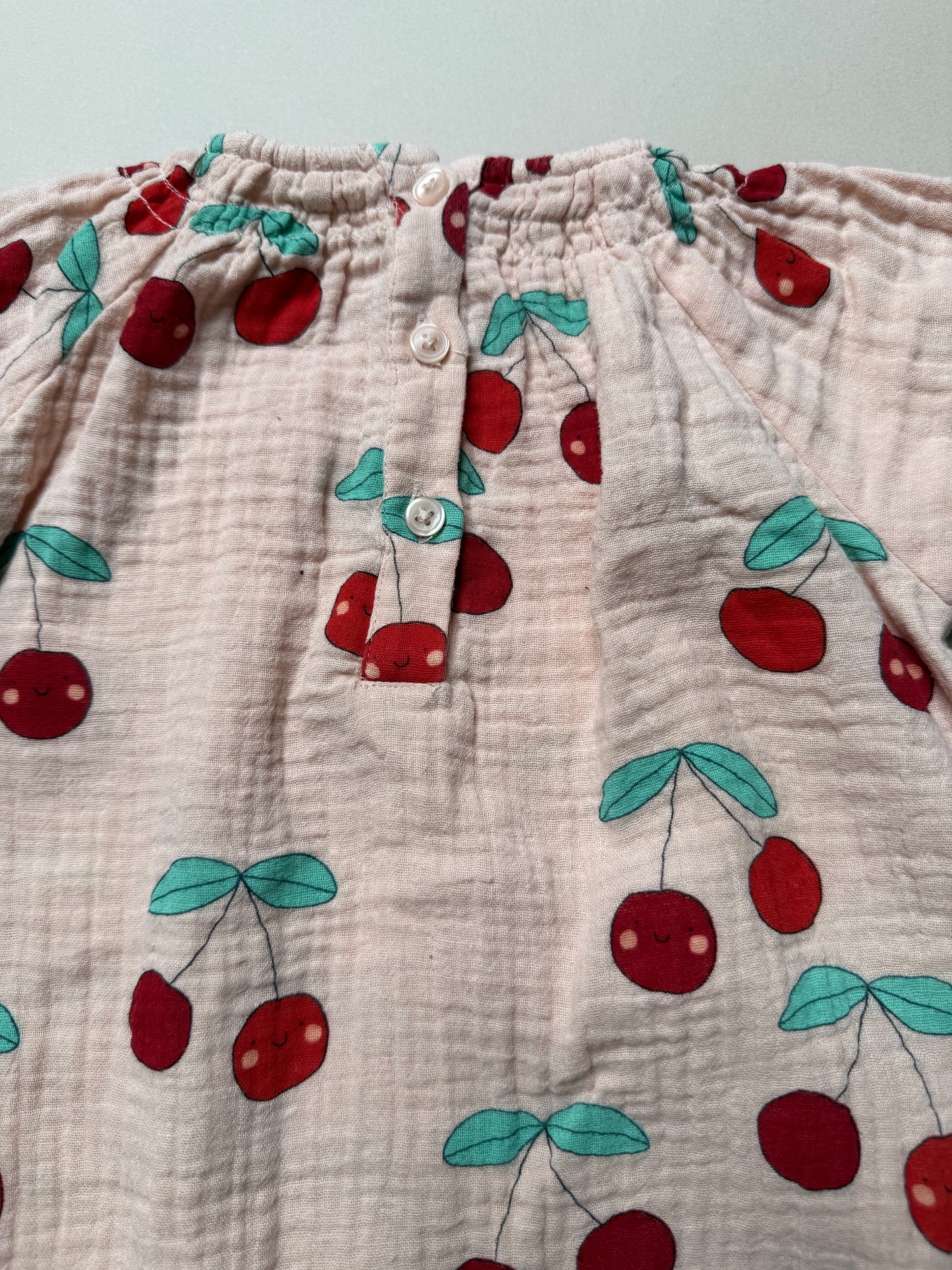 Next Cherry Printed Lightweight Romper in 9-12 Months