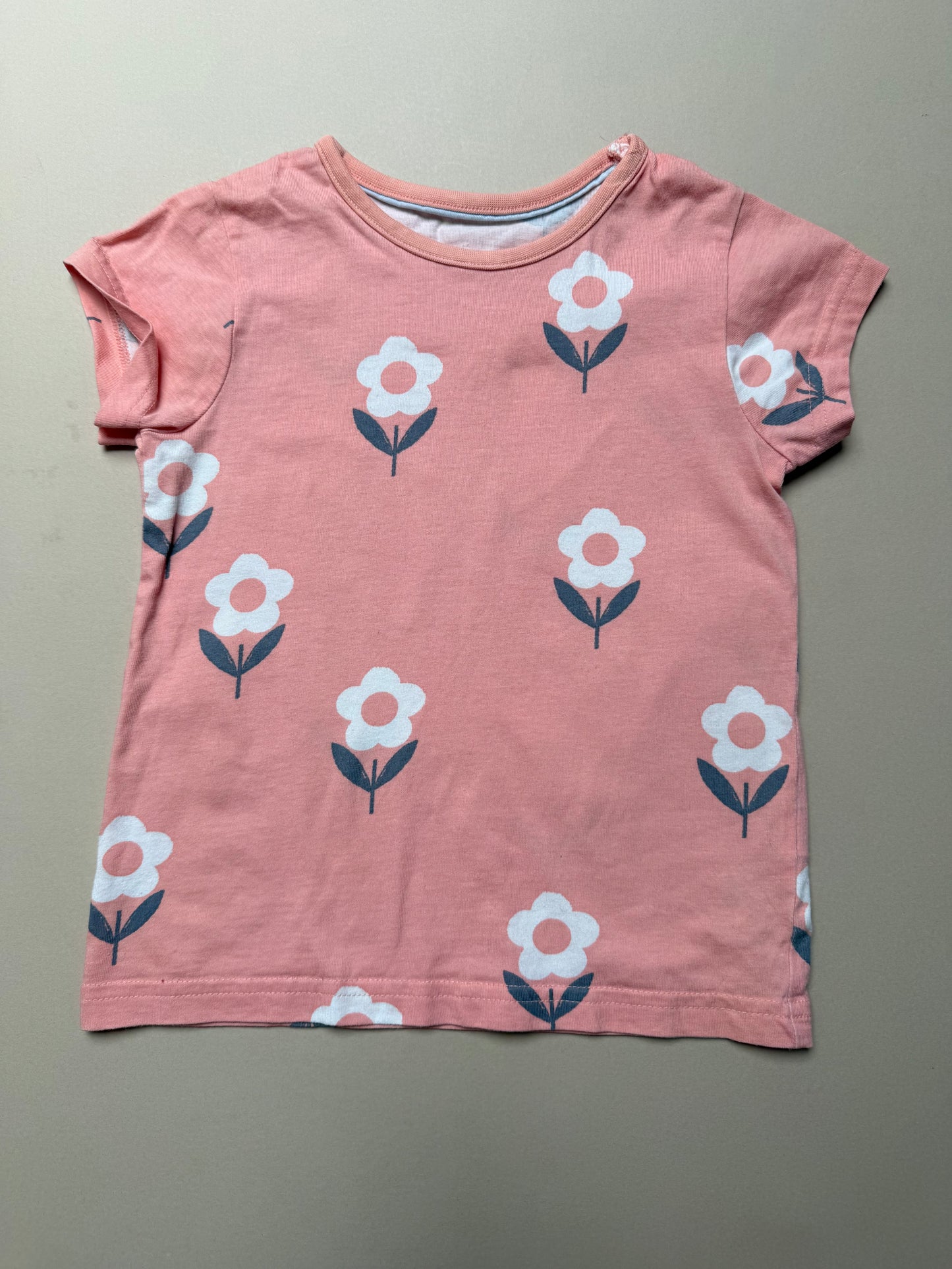 George Cotton Floral Short Sleeved T-Shirt & Shorts Set in 3-4 Years