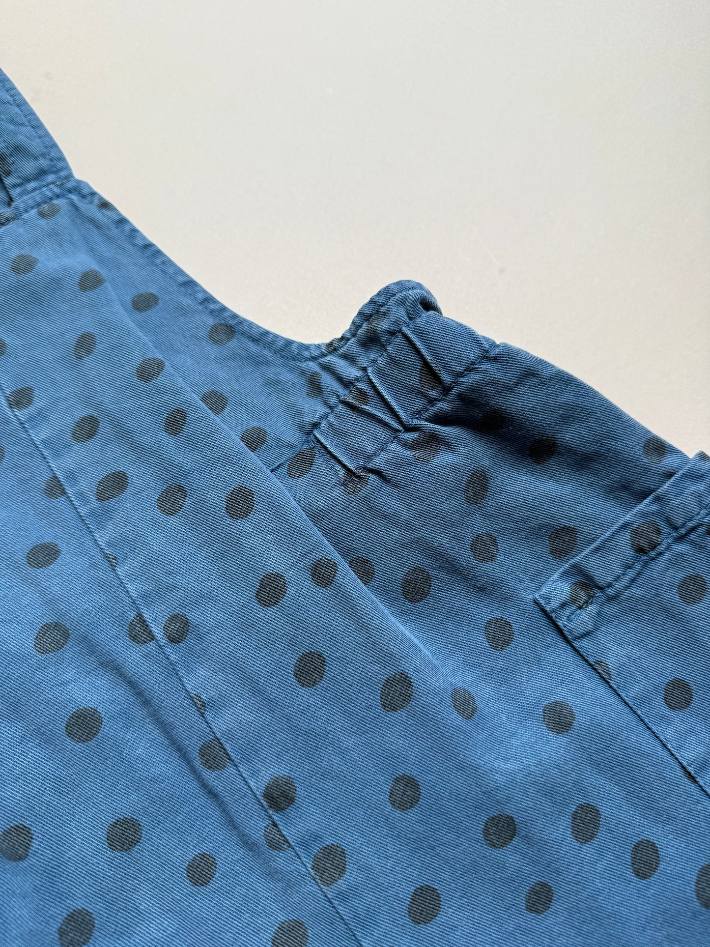 Zara Denim Polka Dot Dungarees in 4-5 Years