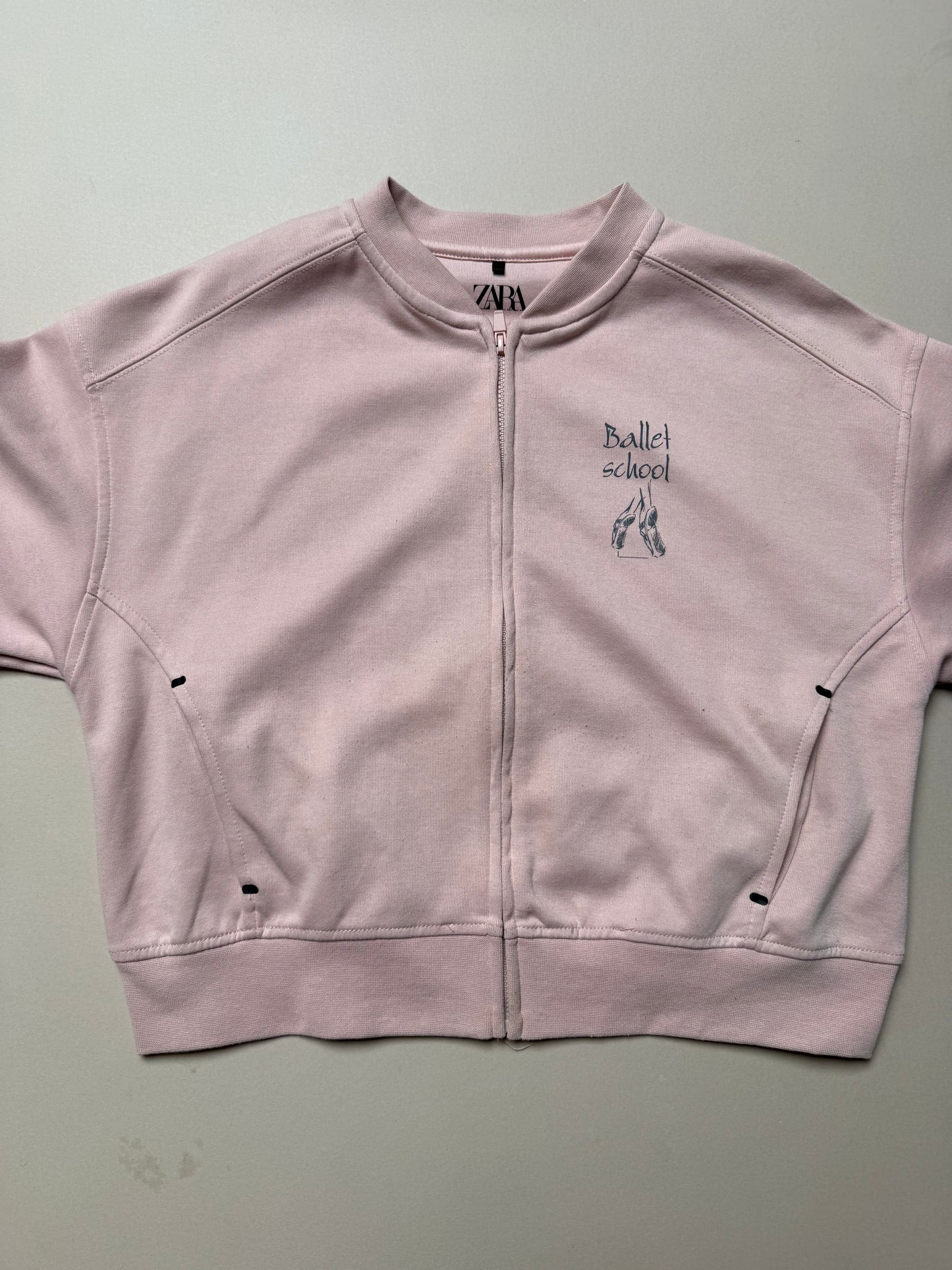 Zara Ballet School Zip Up Jumper in 9-10 Years