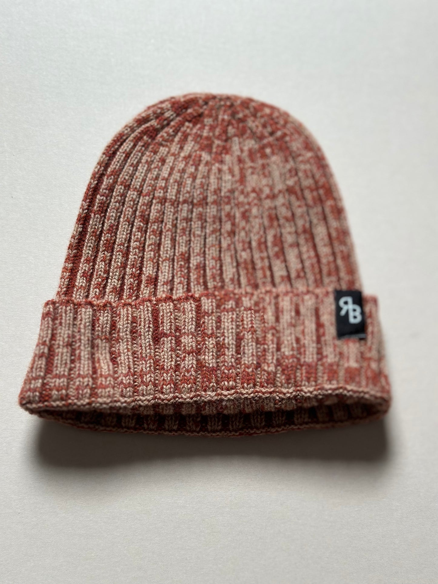 Rove Knitted Beanie in Burgundy