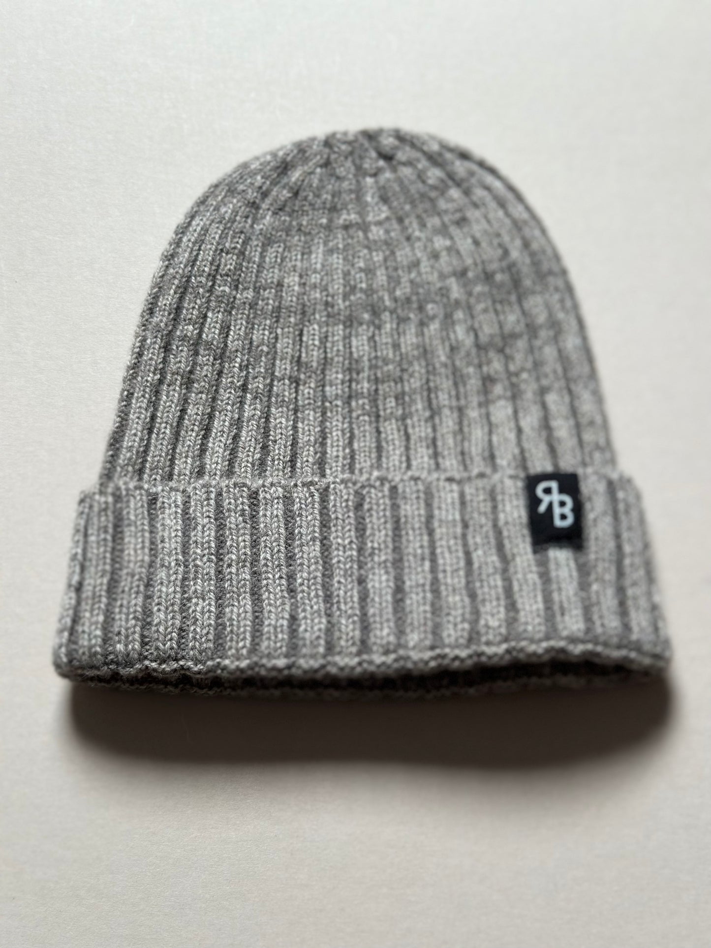 Rove Knitted Beanie in Grey