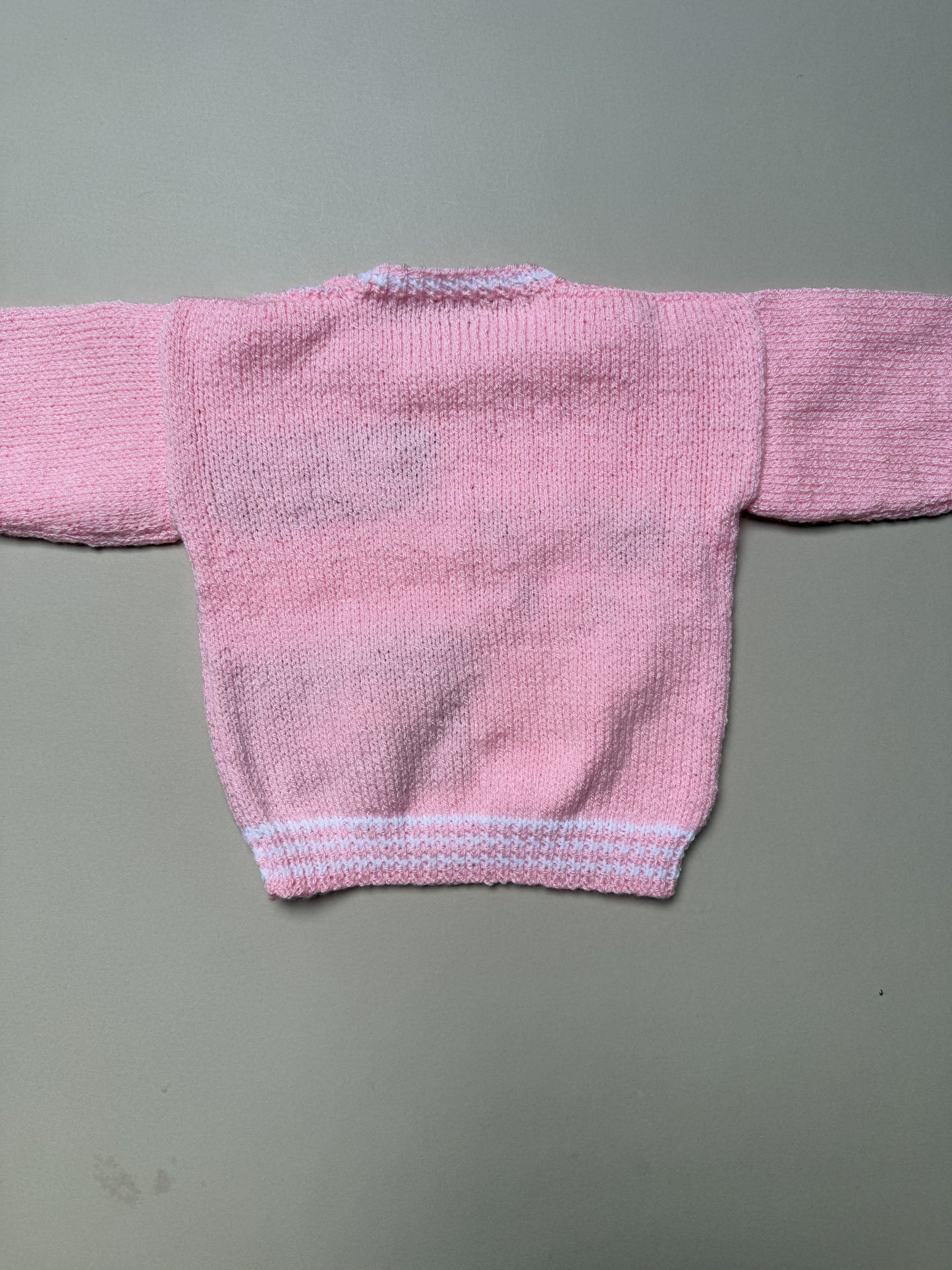 Handknitted Farm Yard Acrylic Jumper Best Fit From 6 Months