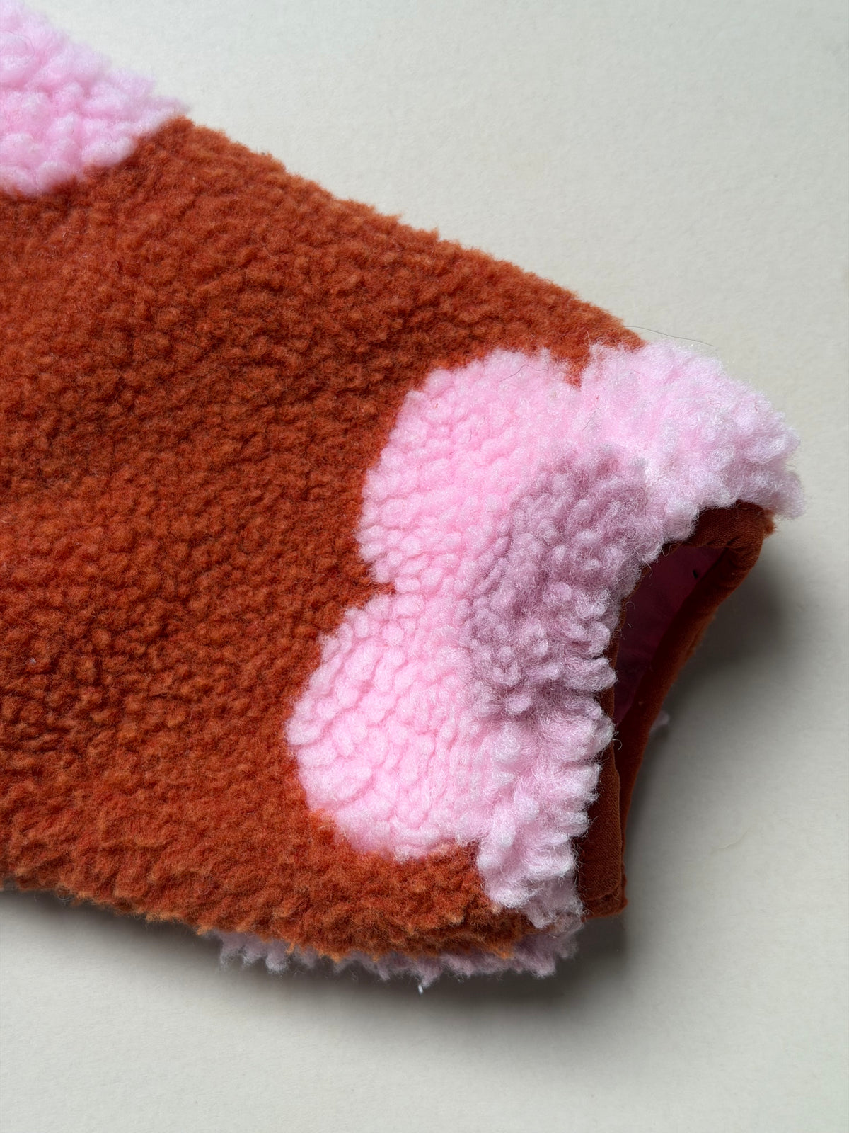 Next Rust & Pink Bold Floral Fleece Zip Up Hooded Jacket in 18-24 Months