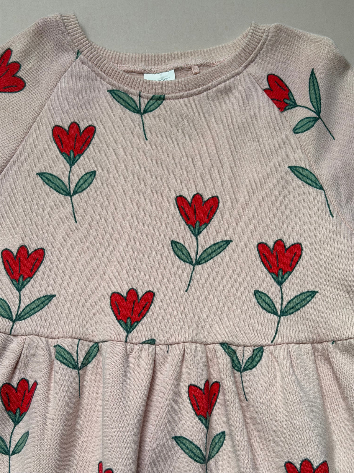 Next Bold Tulip Printed Sweat Dress in 3-4 Years