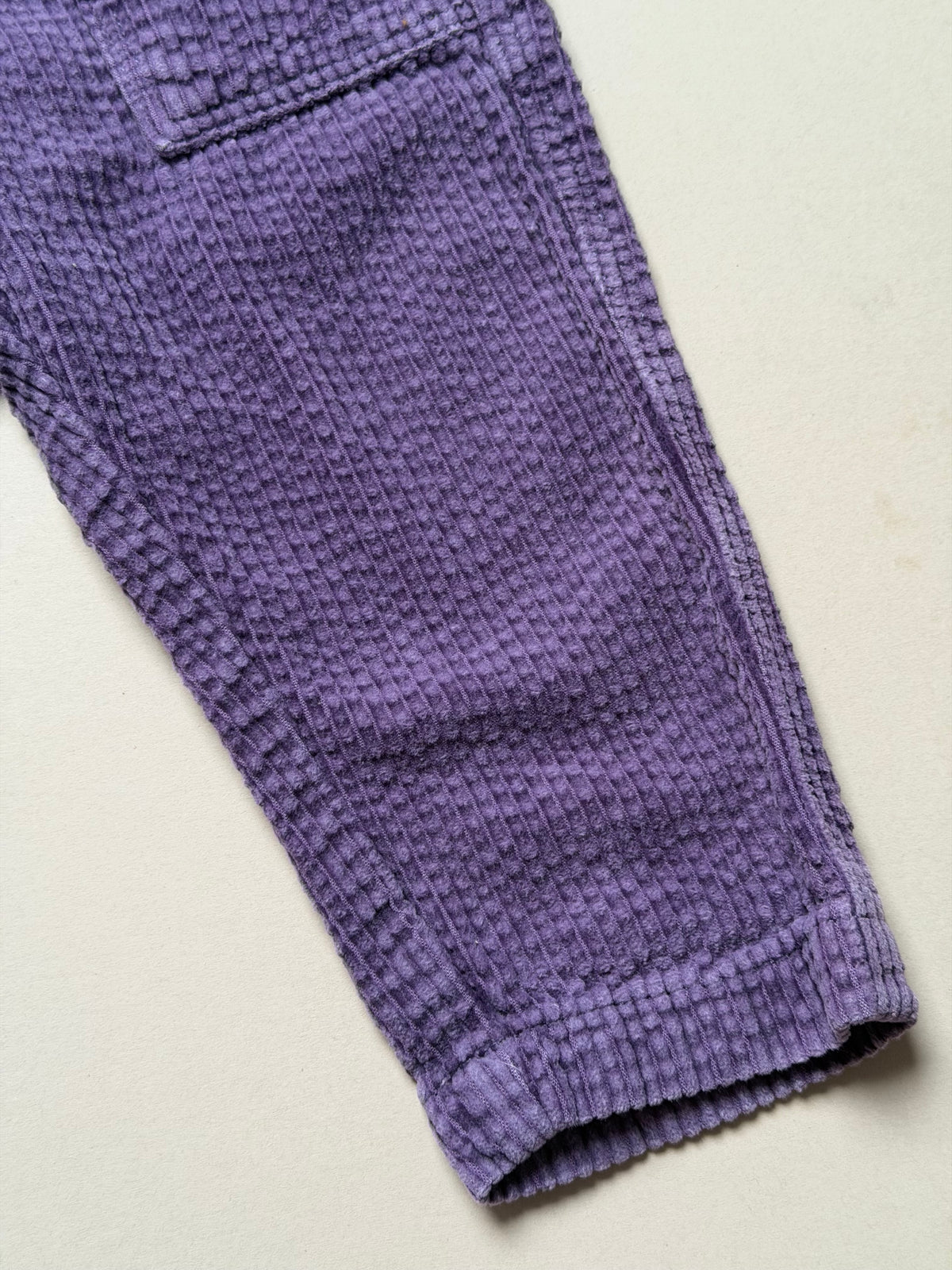 H&M Purple Corduroy Relaxed Fitting Trousers in 9-12 Months