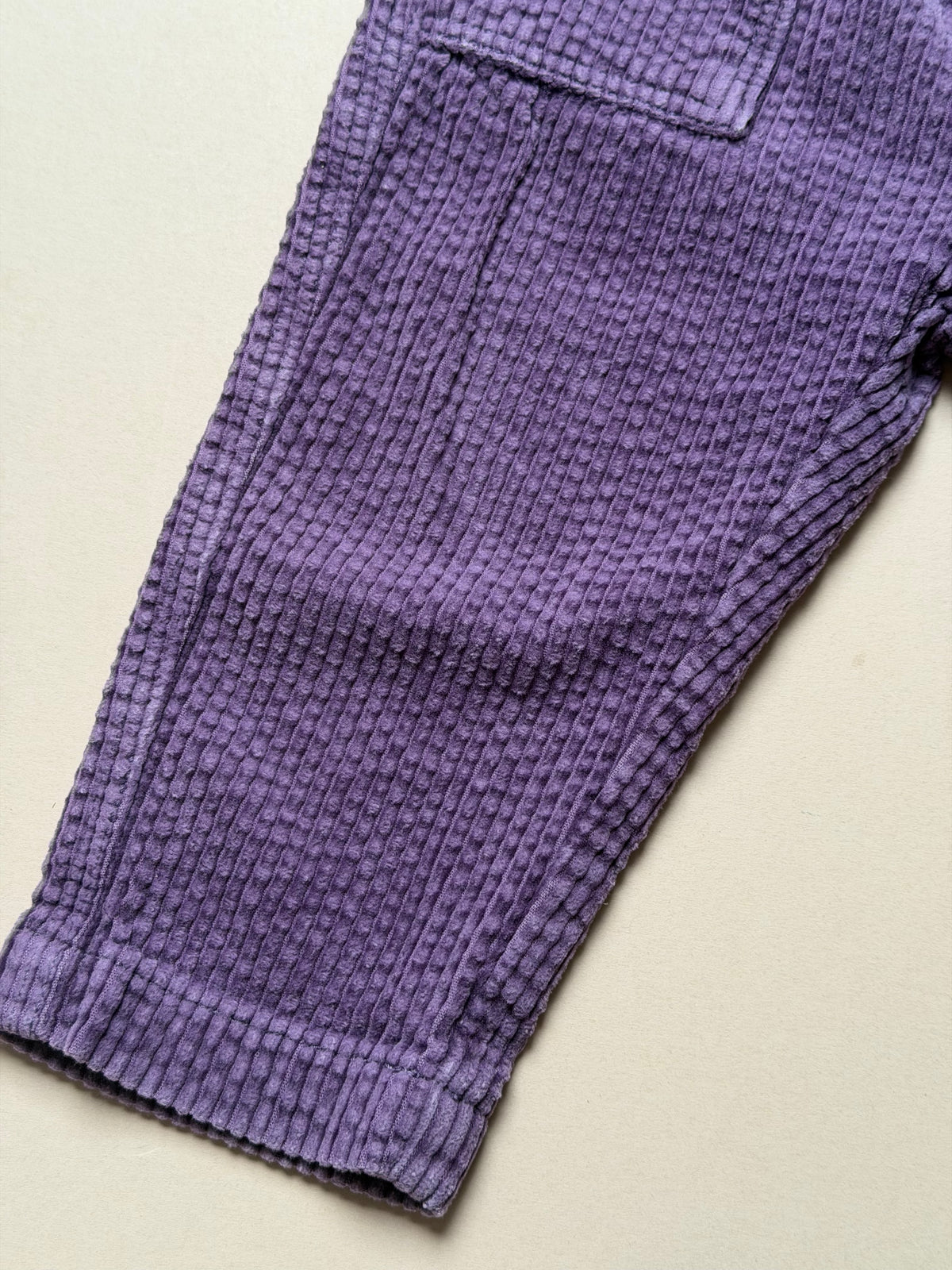 H&M Purple Corduroy Relaxed Fitting Trousers in 9-12 Months