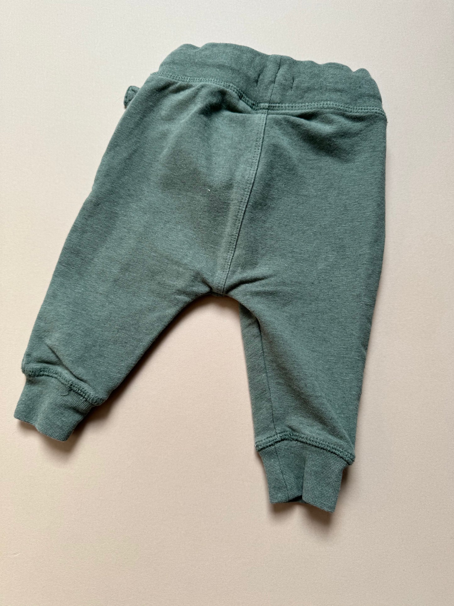 Next Green Cotton Jogging Bottoms in 3-6 Months