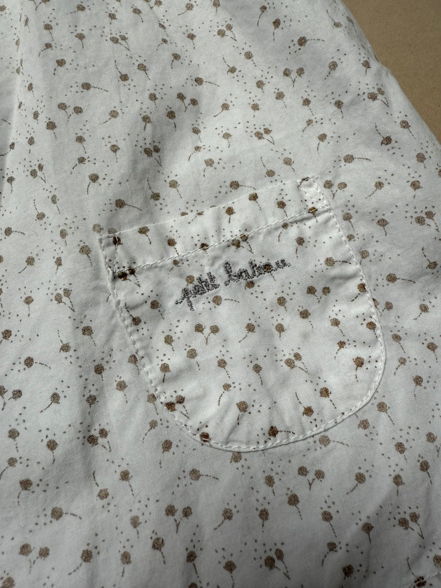Petit Bateau Cotton Peter Pan Collar Dress in 3-6 Months