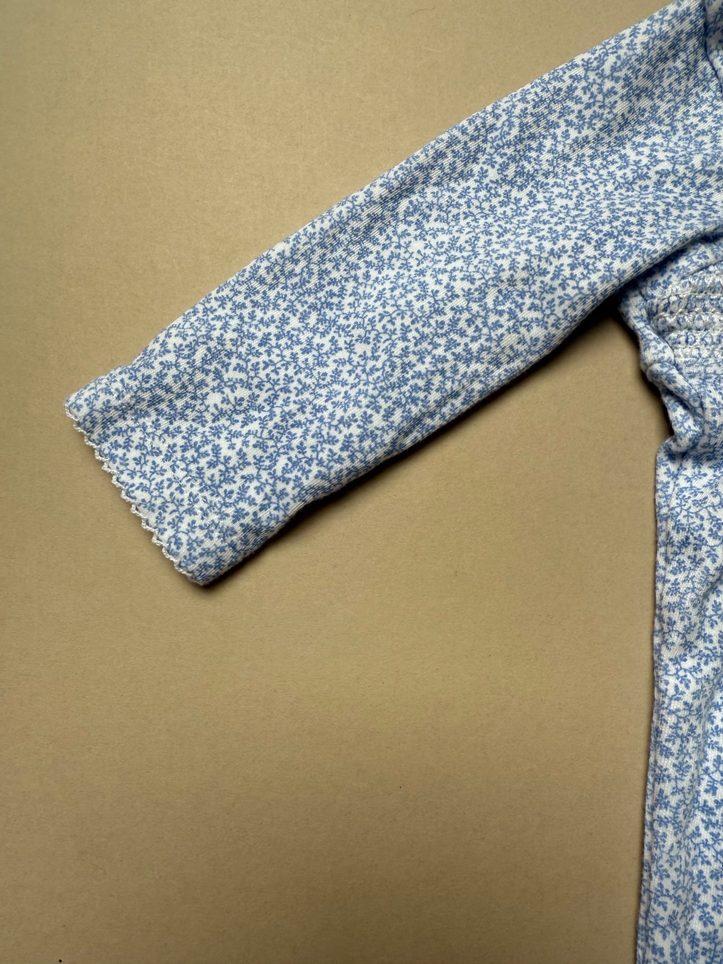John Lewis Spring Bunnies Long Sleeved Onesie in 0-3 Months