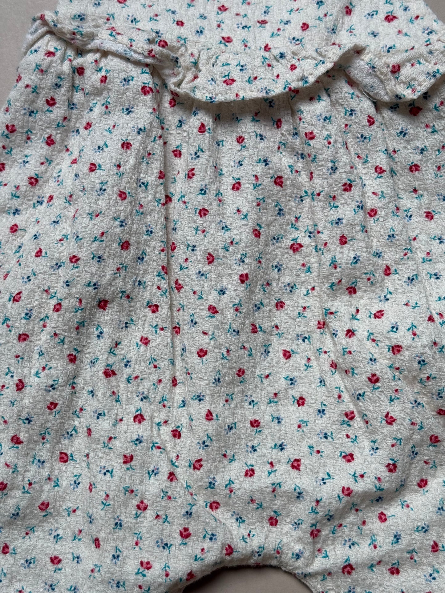 Zara Lightweight Floral Dungarees in 1-3 Months