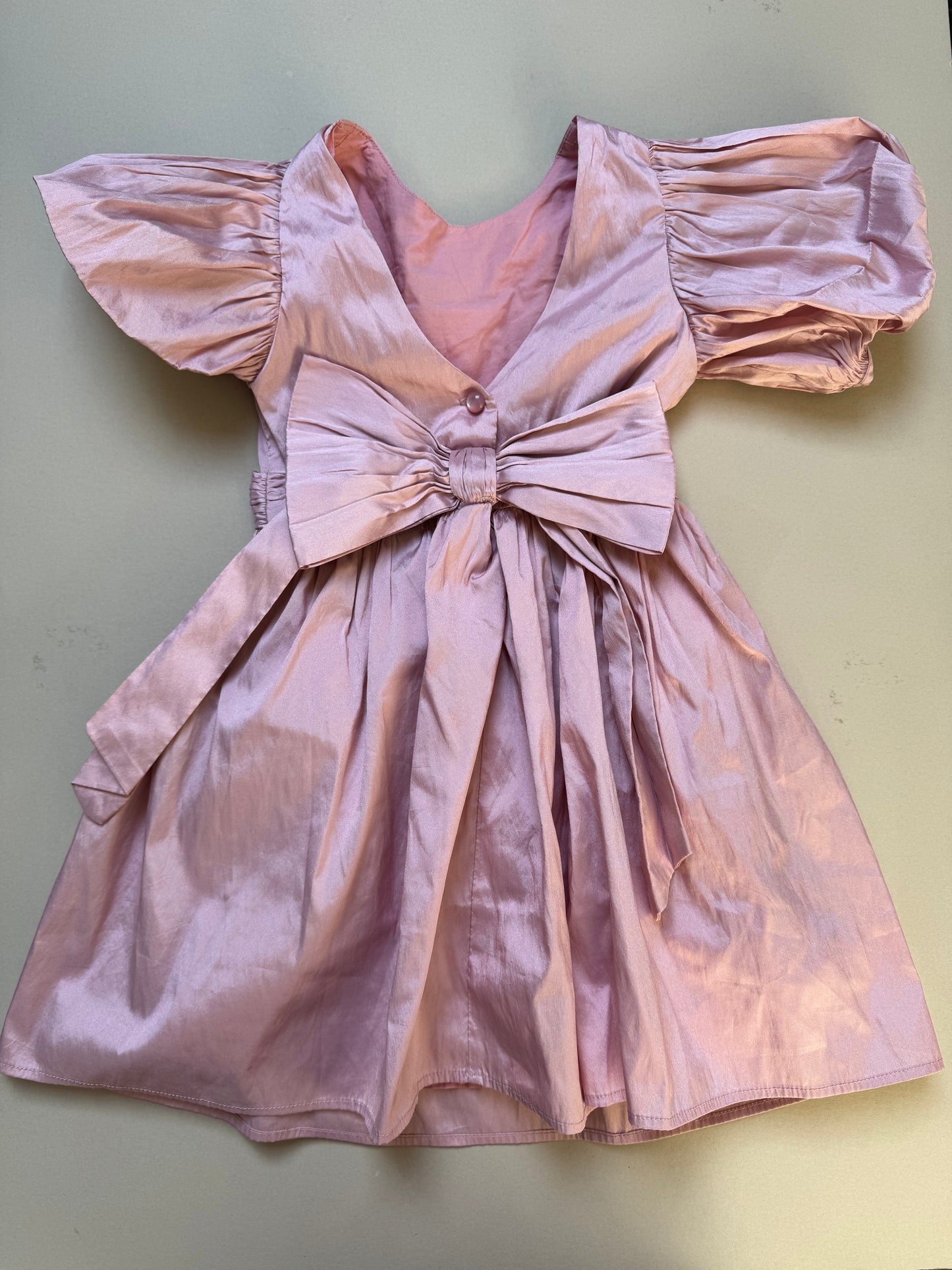 Next Pink Puffed Shoulder Occassion Dress in 2-3 Years