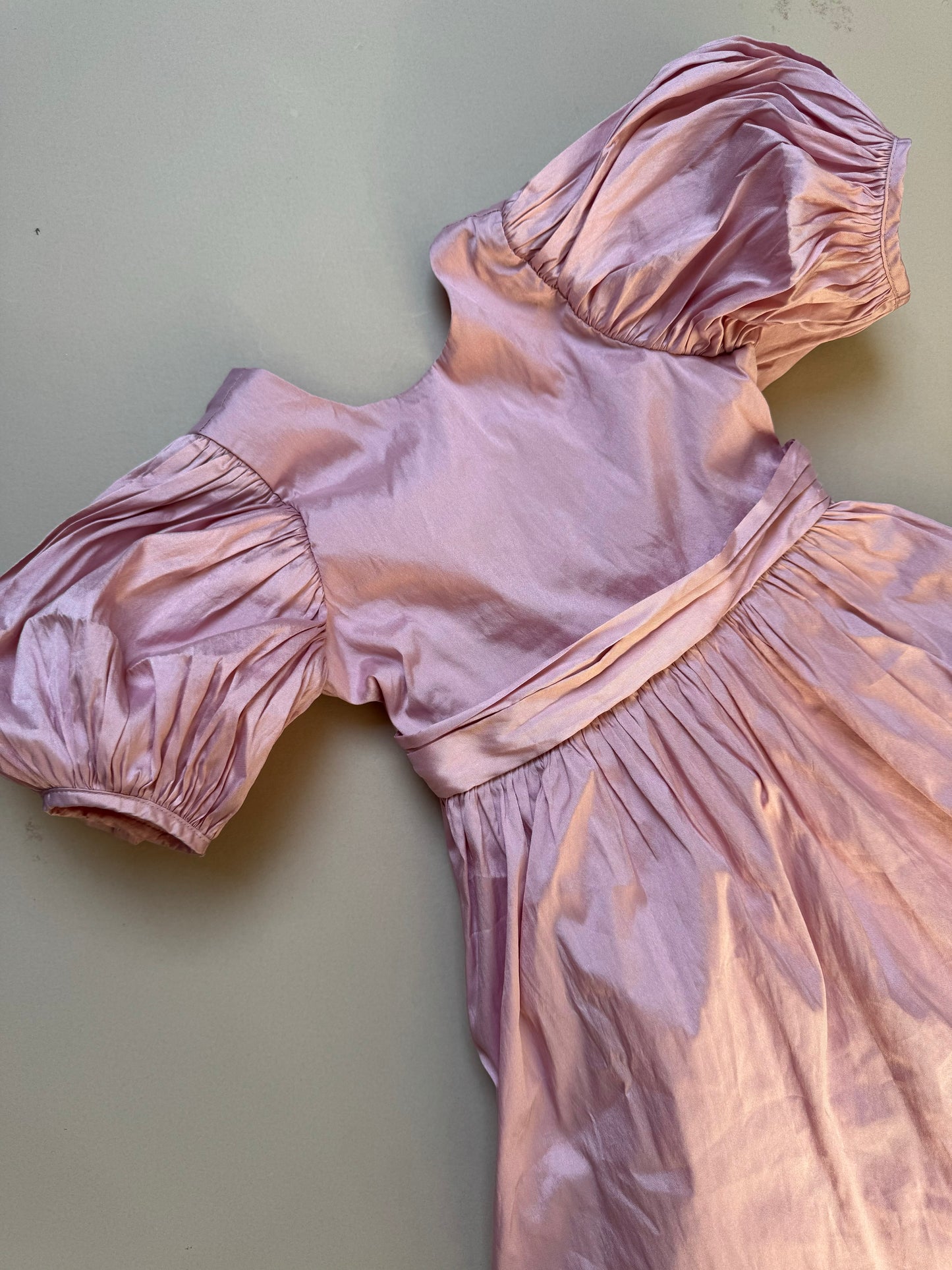 Next Pink Puffed Shoulder Occassion Dress in 2-3 Years