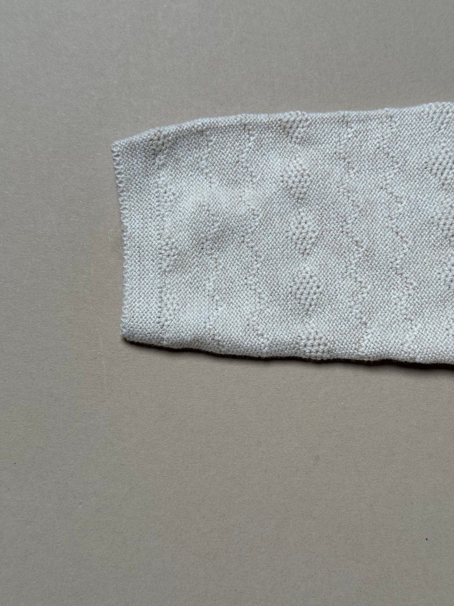 Next Cream Floral Embroidered Knitted Cardigan in 6-9 Months