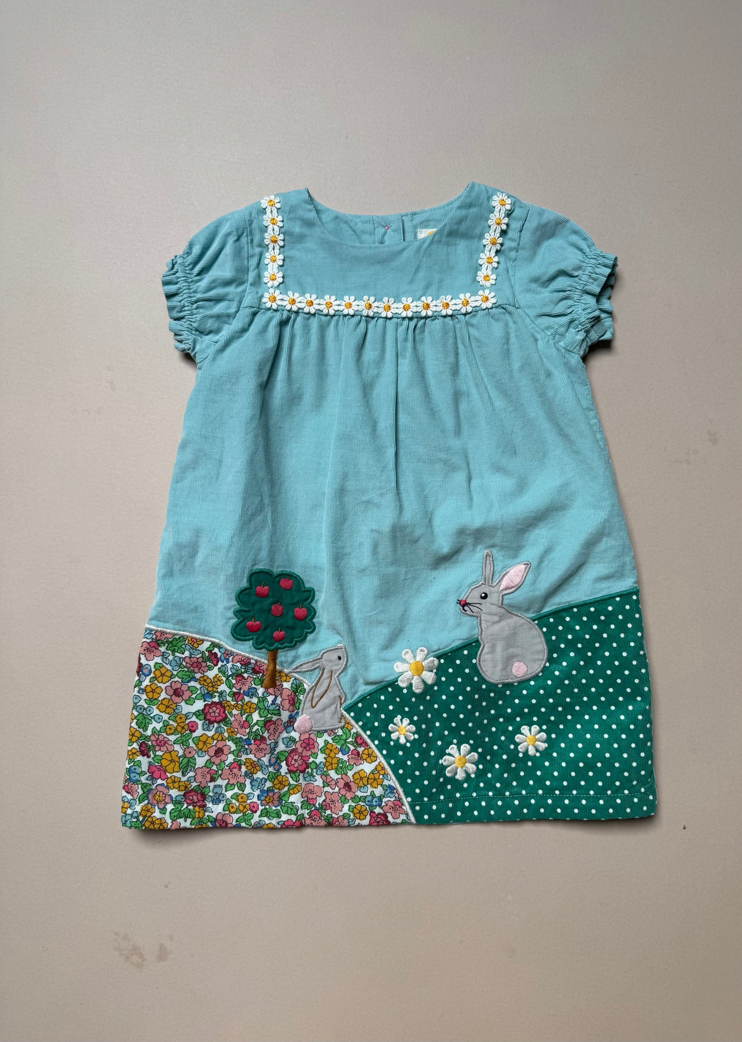 Boden Corduroy Spring Puffed Sleeved Dress in 12-18 Months