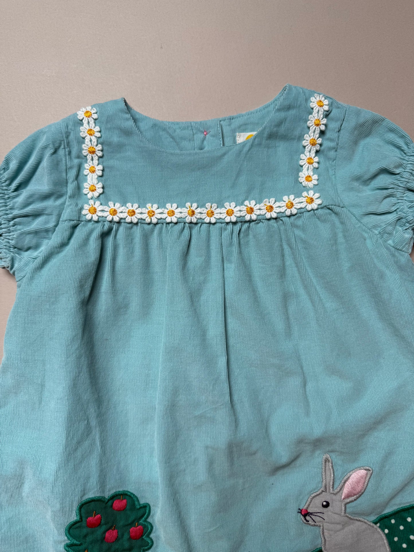Boden Corduroy Spring Puffed Sleeved Dress in 12-18 Months