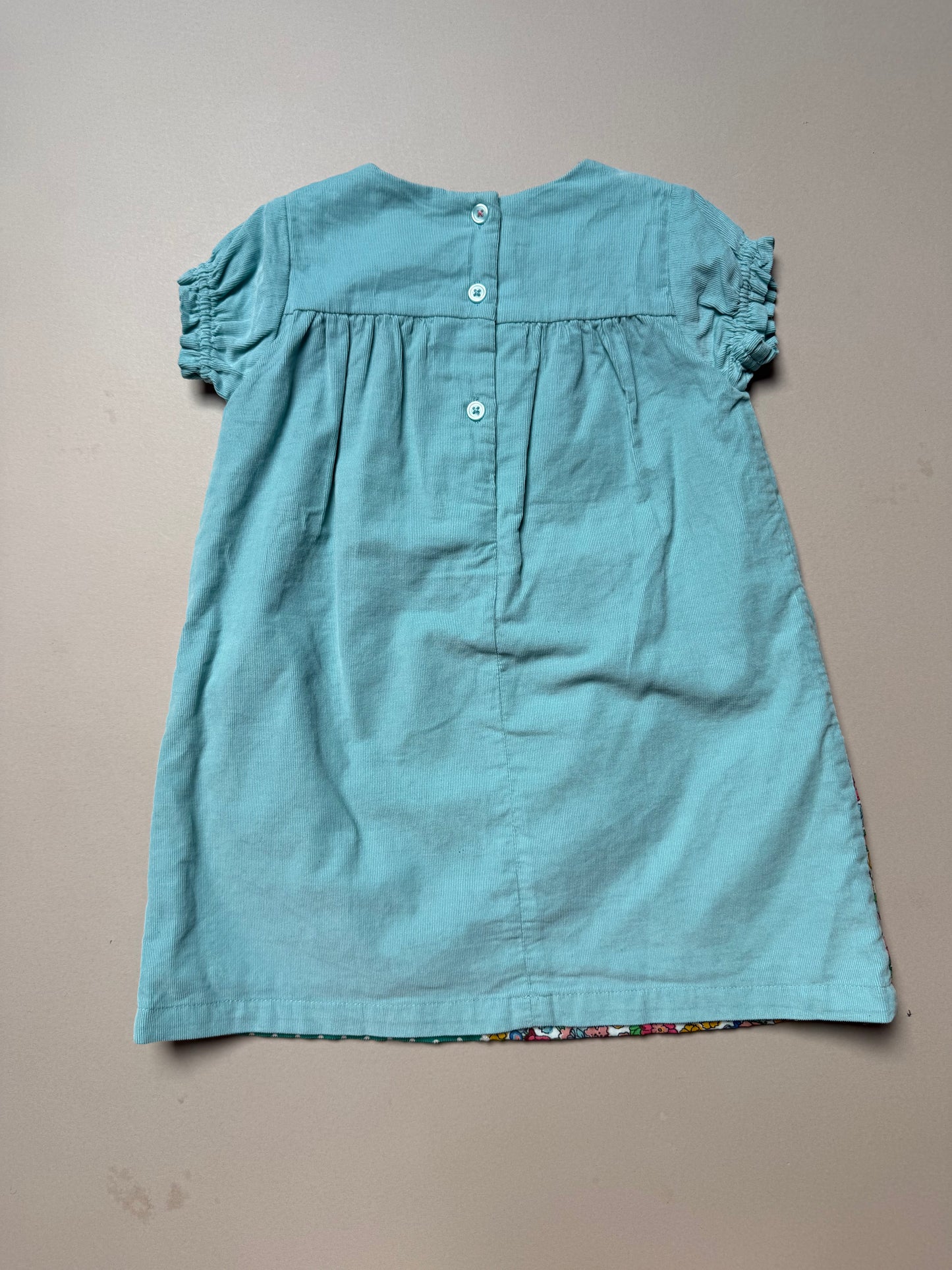 Boden Corduroy Spring Puffed Sleeved Dress in 12-18 Months