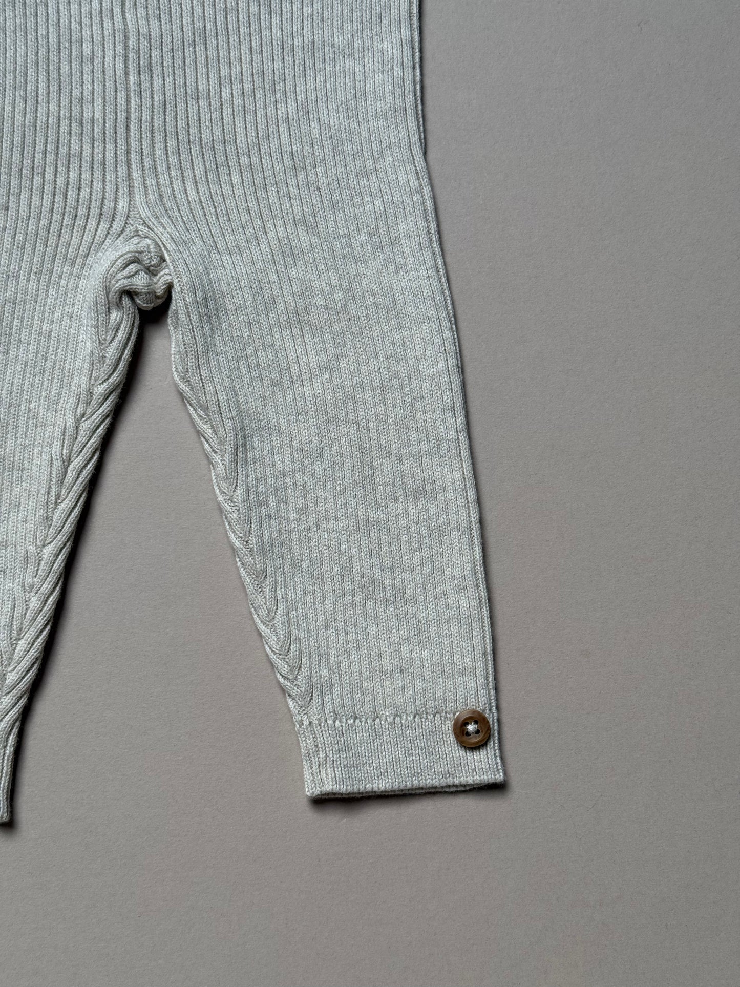 F&F Oatmeal Ribbed Thick Leggings in Up to 3 Months