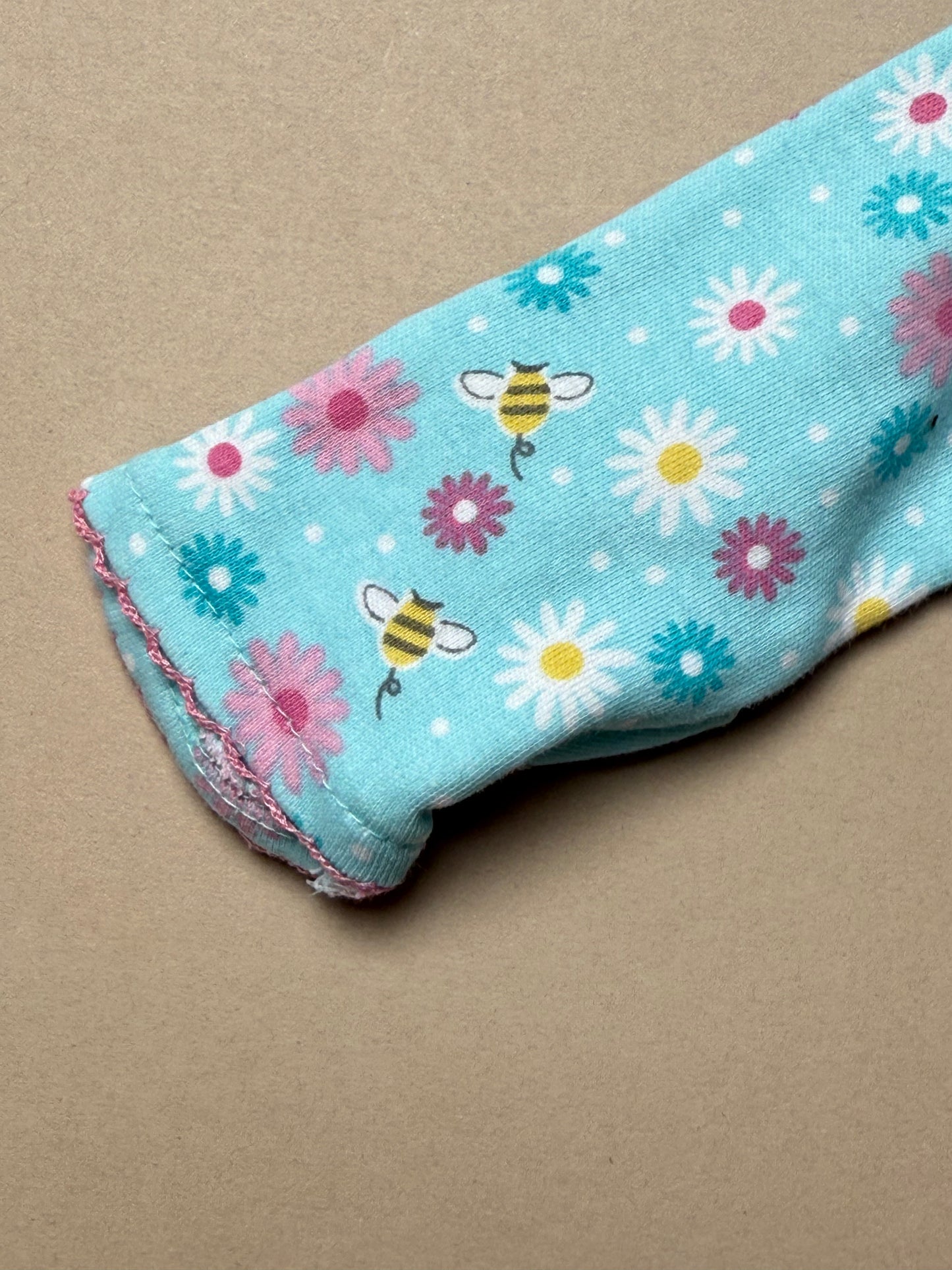 Jojo Maman Bebe Spring Florals Long Sleeved Onesie in Newborn