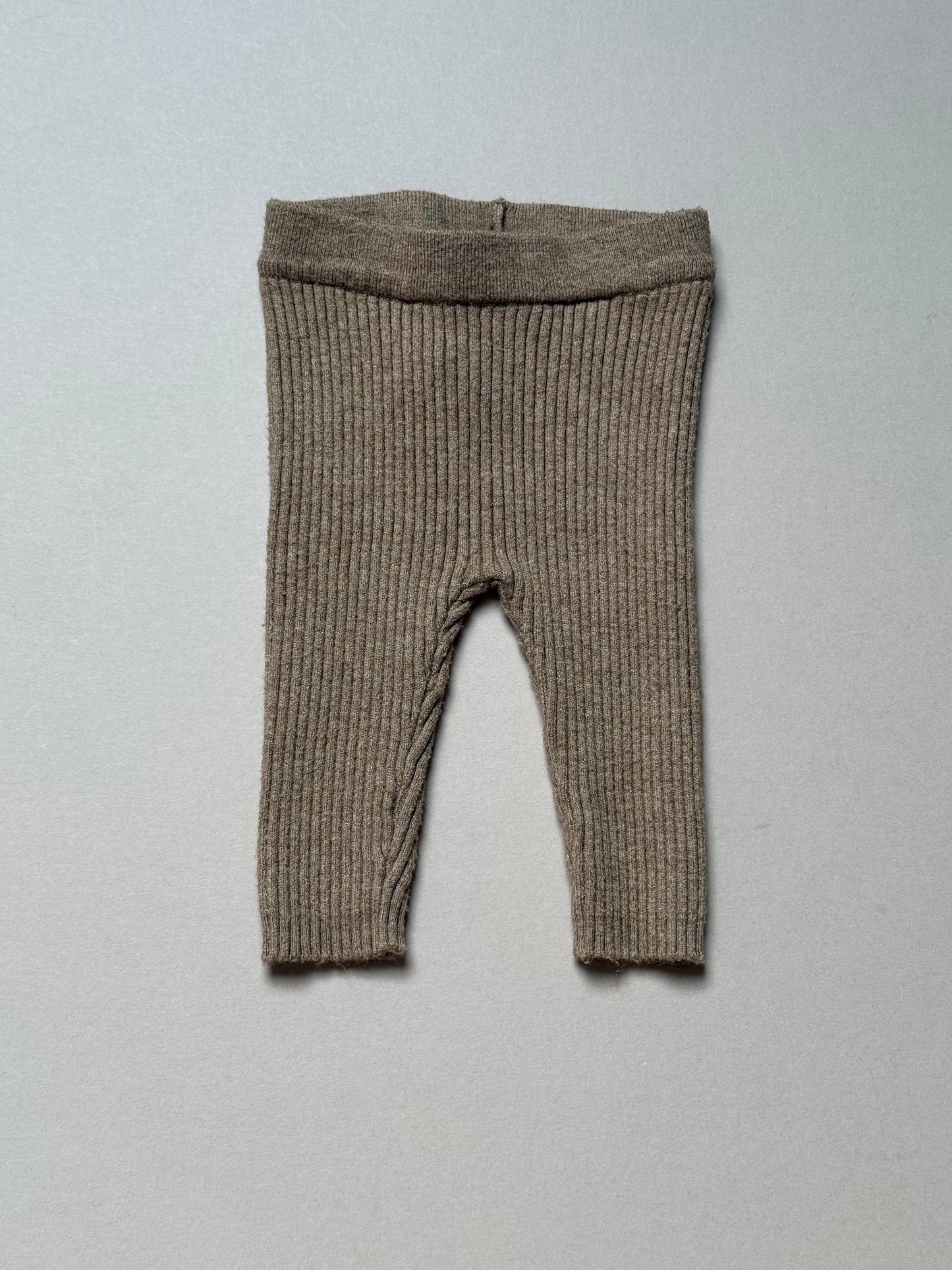 F&F Brown Soft Knitted Set in Newborn