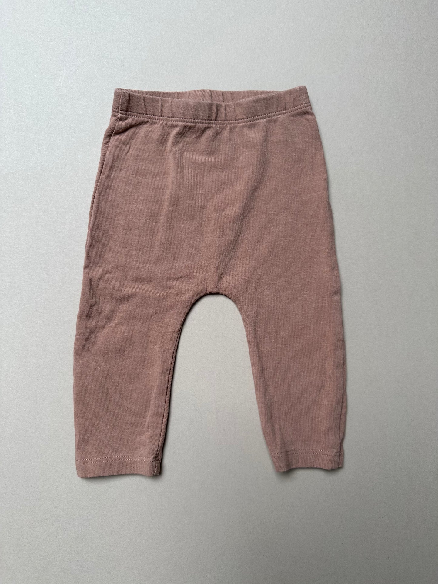 Matalan Terracotta Cotton Leggings in 3-6 Months