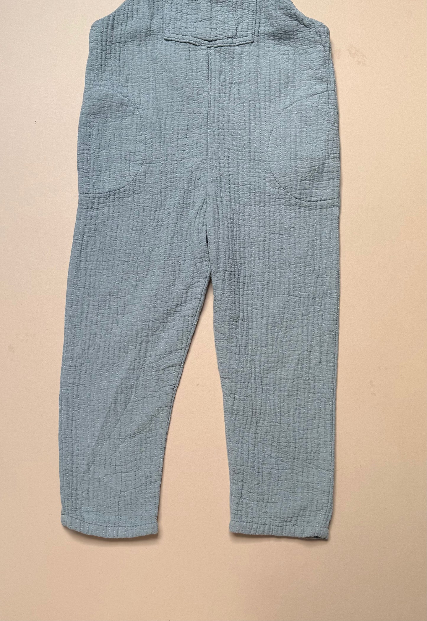 Zara Blue Thick Cotton Dungarees in 3-4 Years