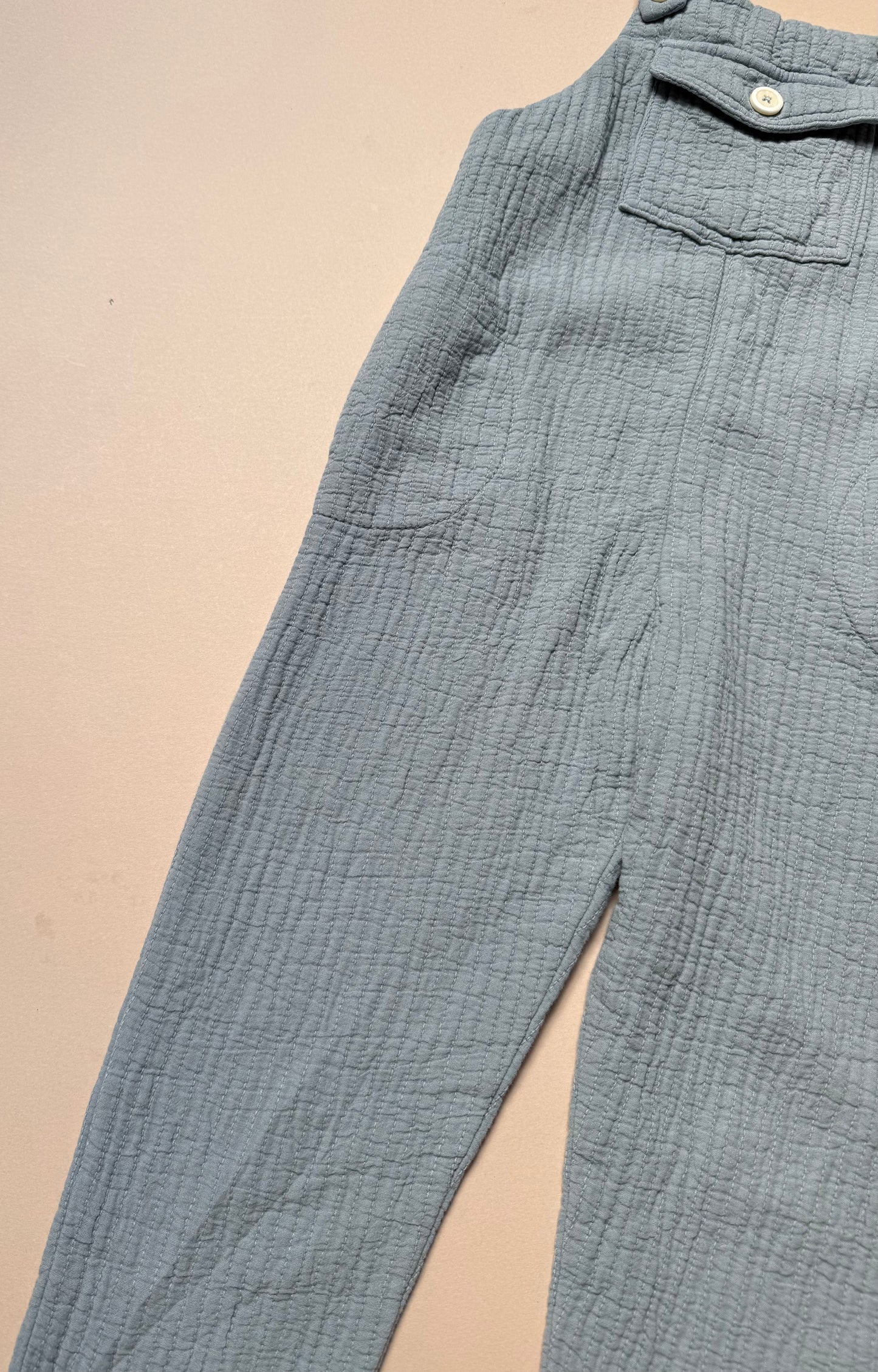 Zara Blue Thick Cotton Dungarees in 3-4 Years