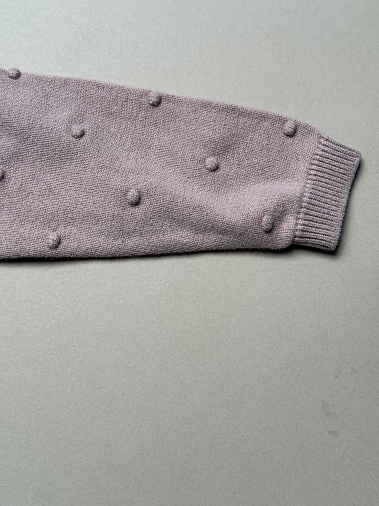 H&M Popcorn Knitted Jumper in 12-18 Months