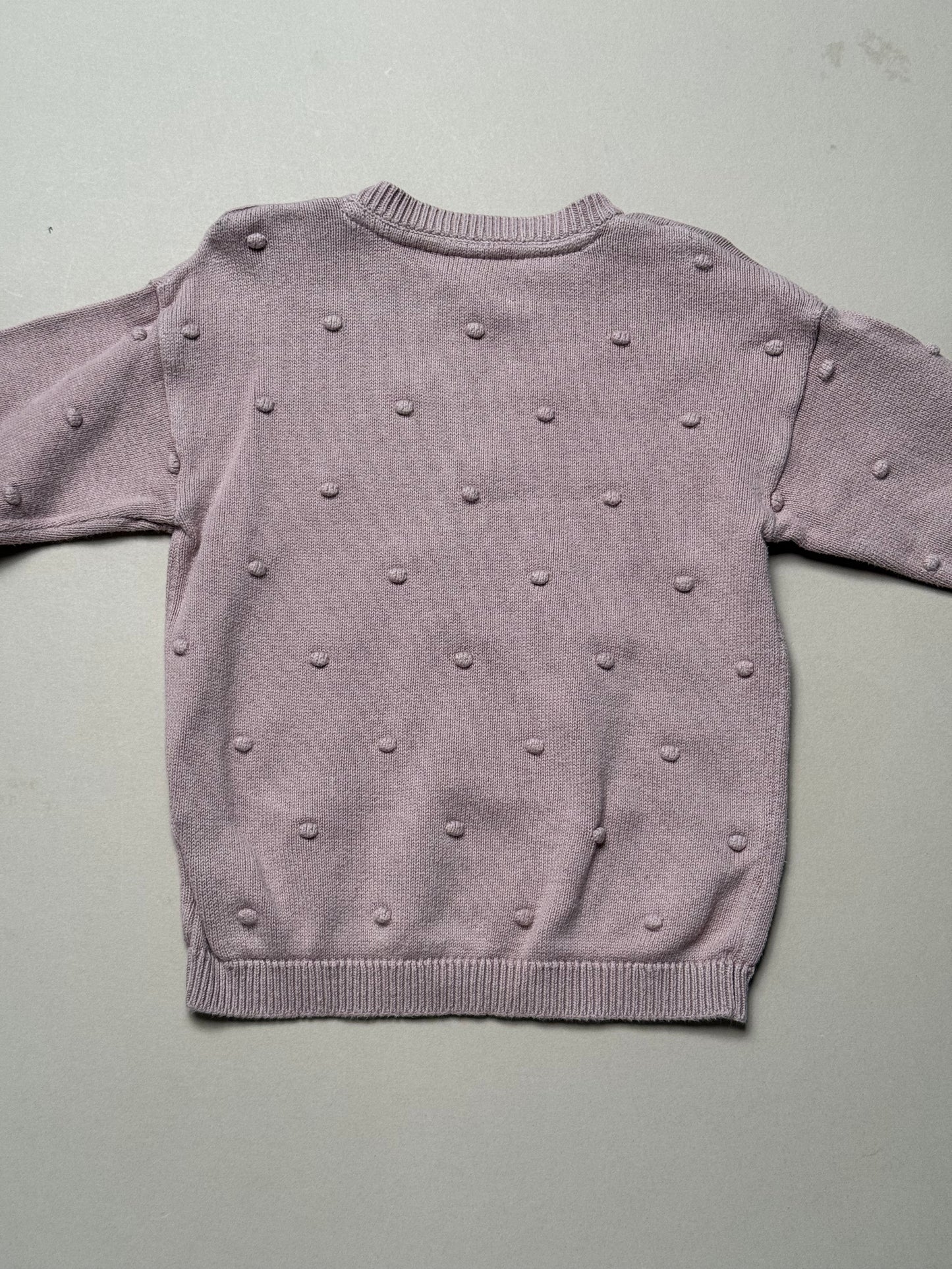 H&M Popcorn Knitted Jumper in 12-18 Months