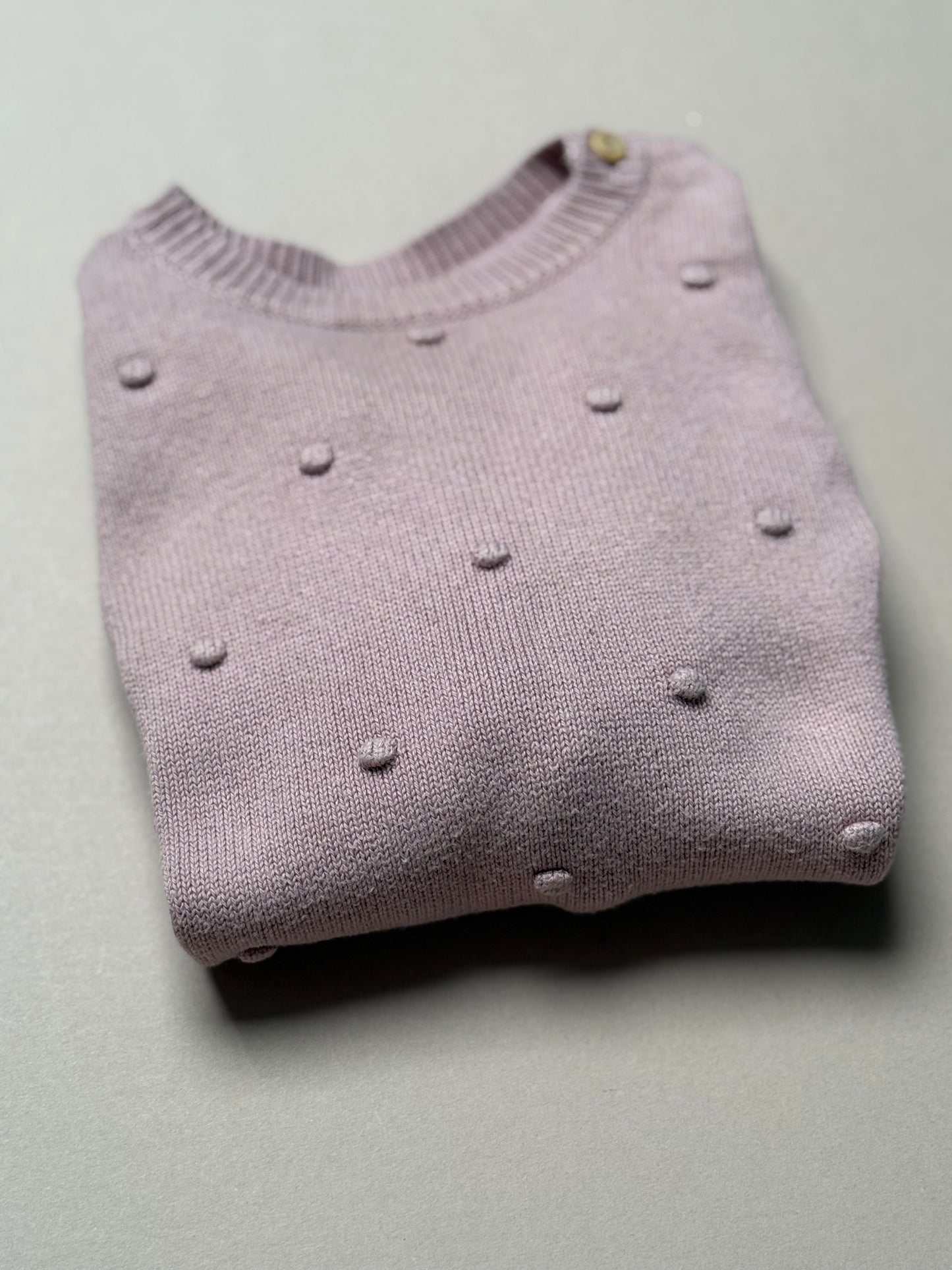 H&M Popcorn Knitted Jumper in 12-18 Months