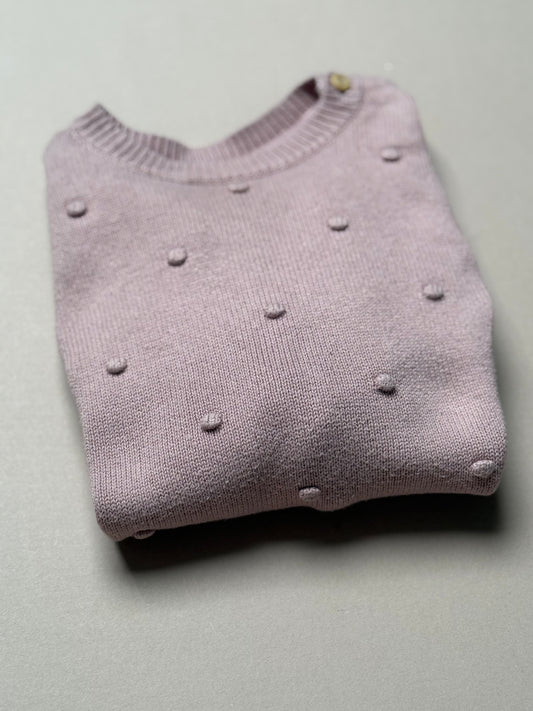 H&M Popcorn Knitted Jumper in 12-18 Months