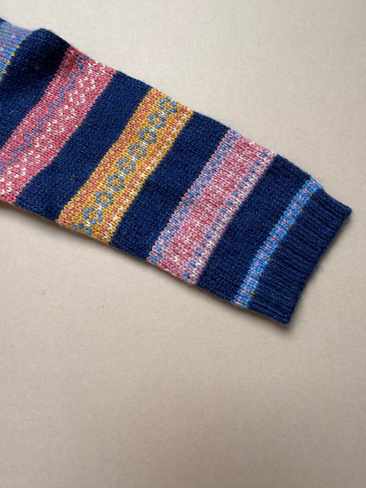 JoJo Maman Bebe Knitted Fairisle Jumper Dress in 12-18 Months