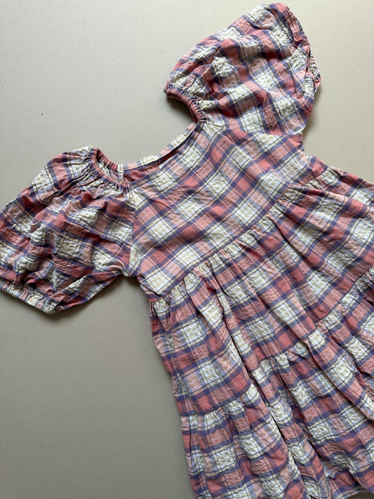 Next Checked Puff Sleeved Summer Dress in 5 Years