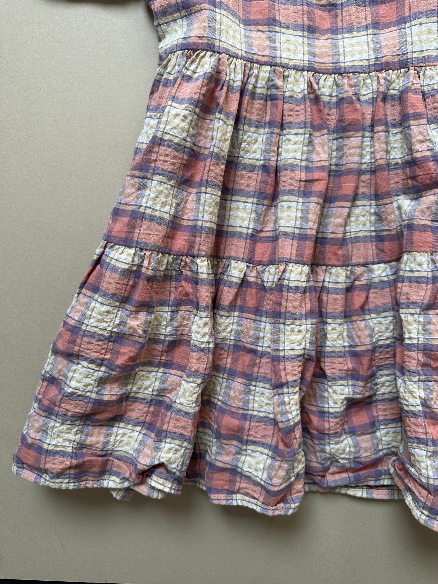 Next Checked Puff Sleeved Summer Dress in 5 Years