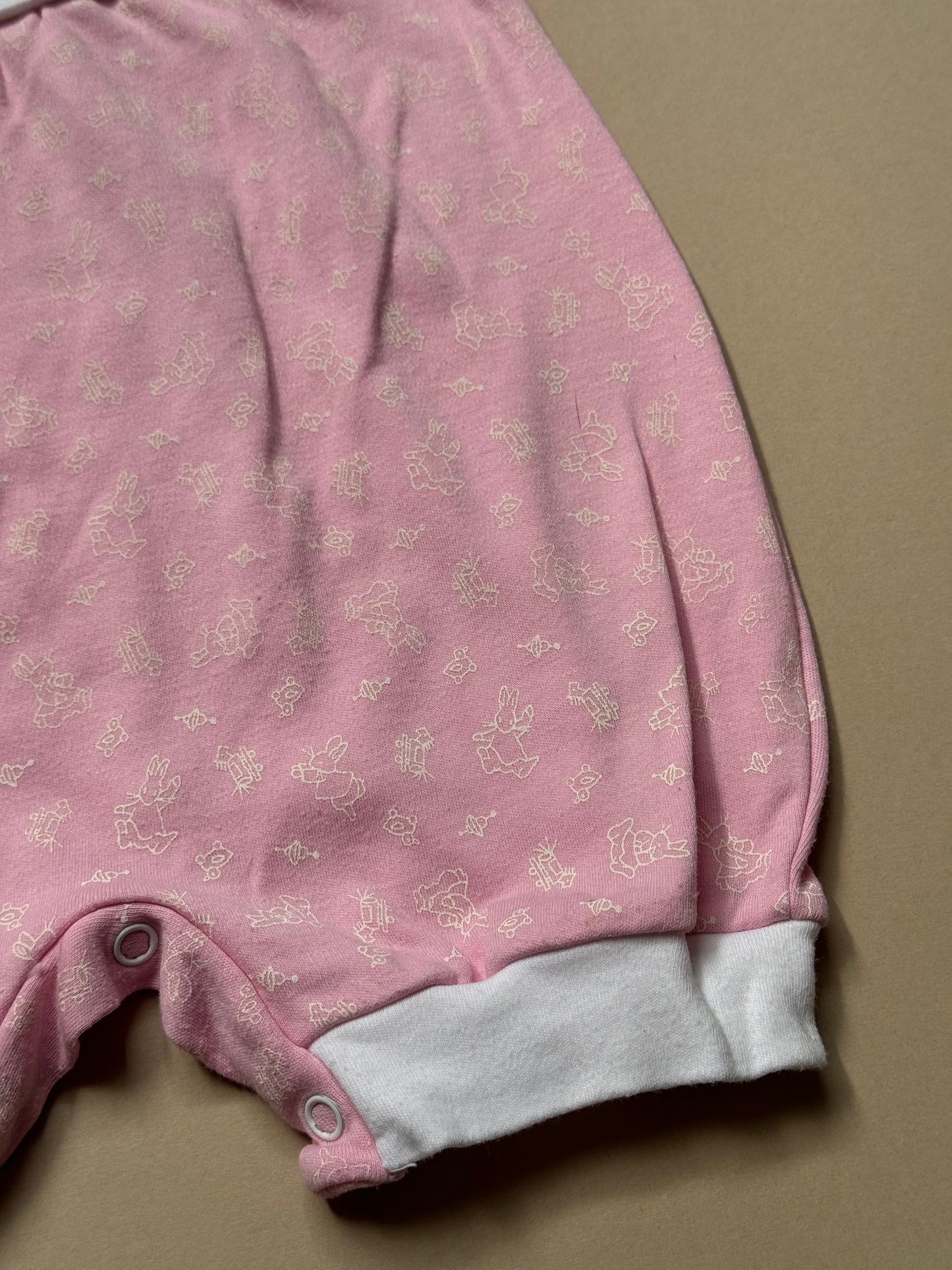Vintage Bunnykins Bunny Printed Onesie Best Fit 6 Months