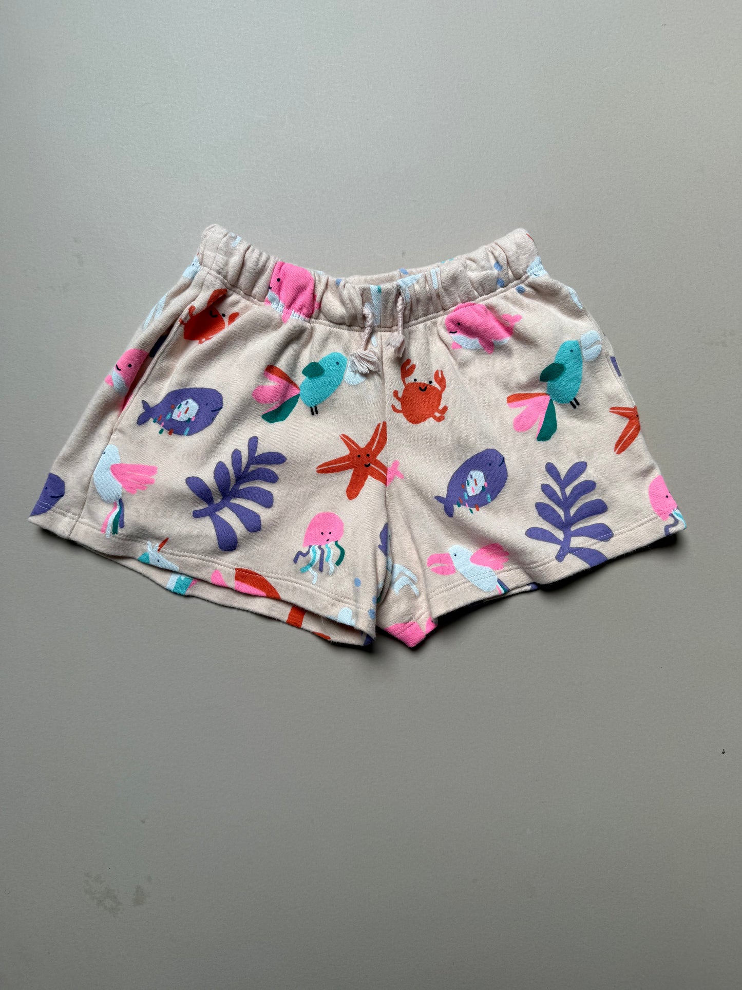Marks & Spencer Under The Sea Cotton Shorts in 3-4 Years