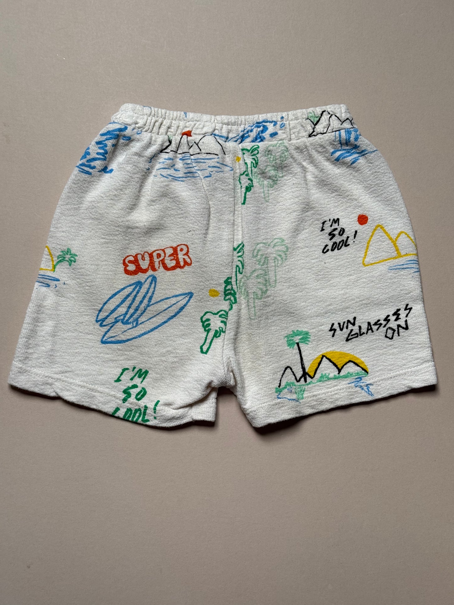 Zara Summer Printed Towelling Shorts in 2-3 Years