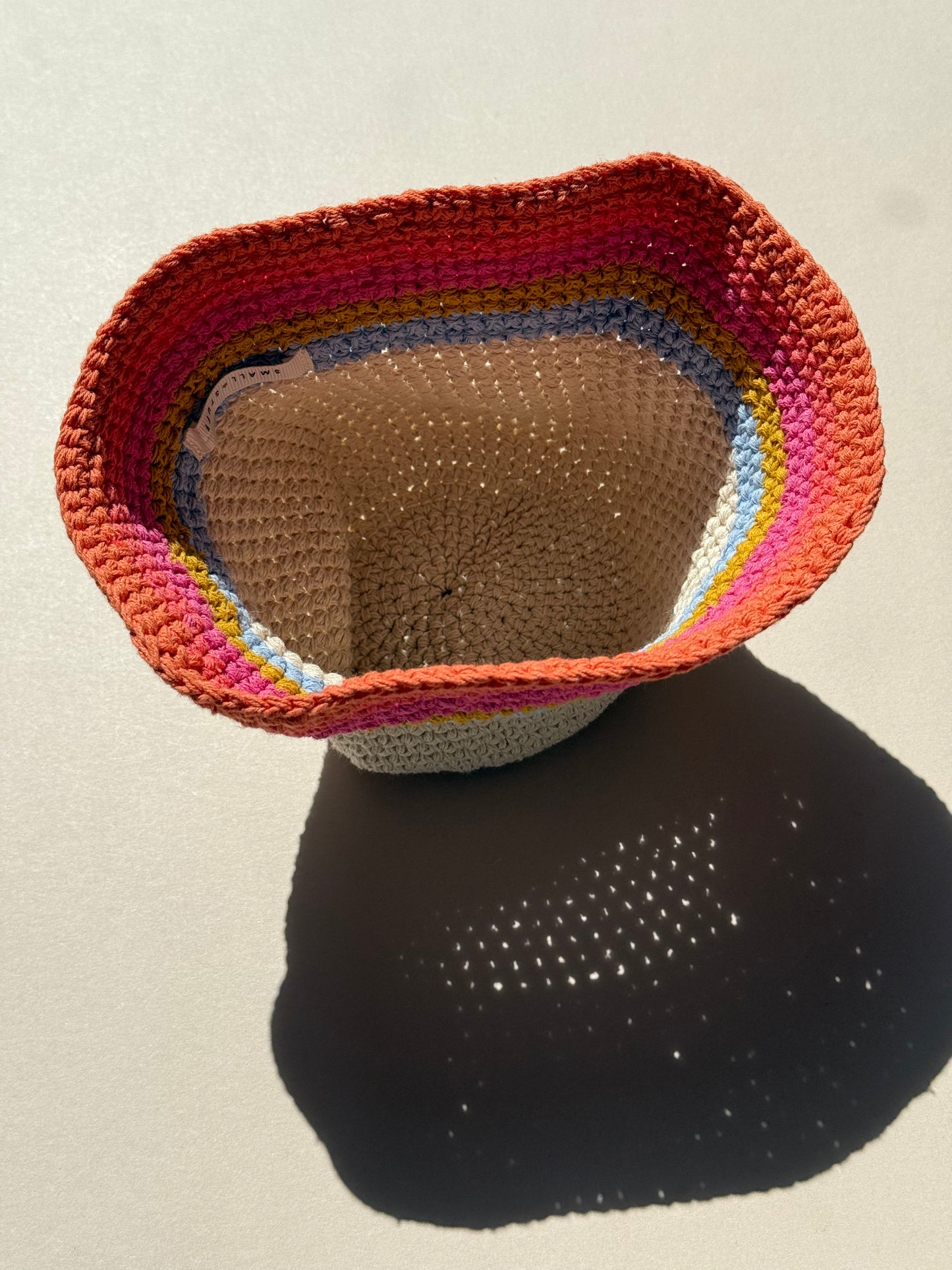 Crochet Rainbow Hat