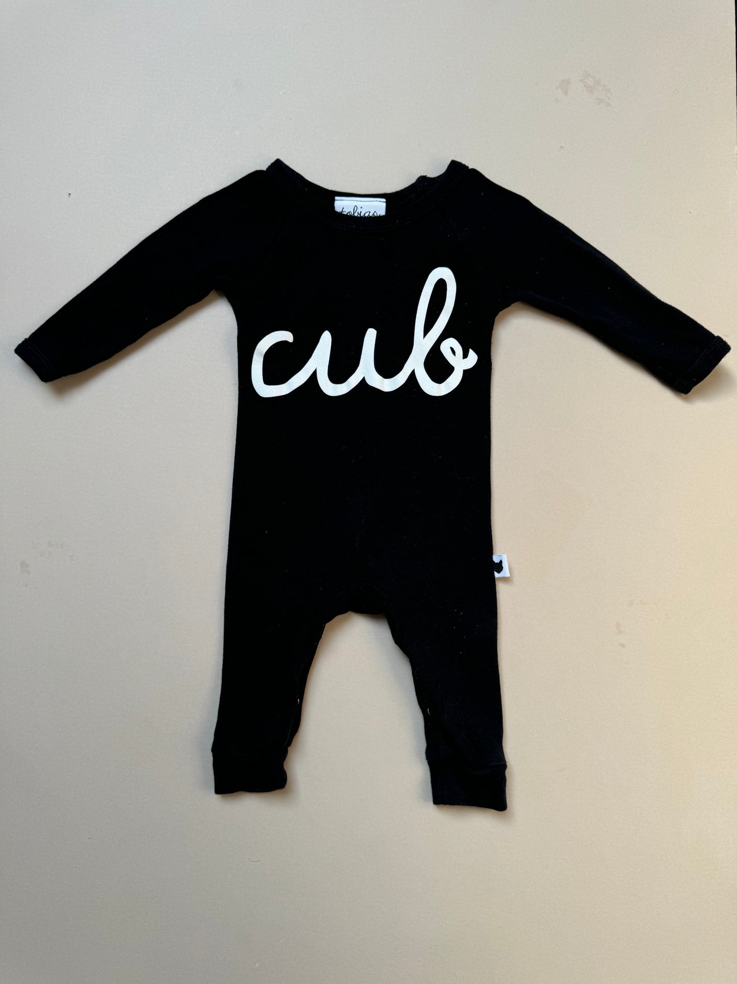 Tobias & the Bear Cub Long Sleeved Onesie in 0-3 Months