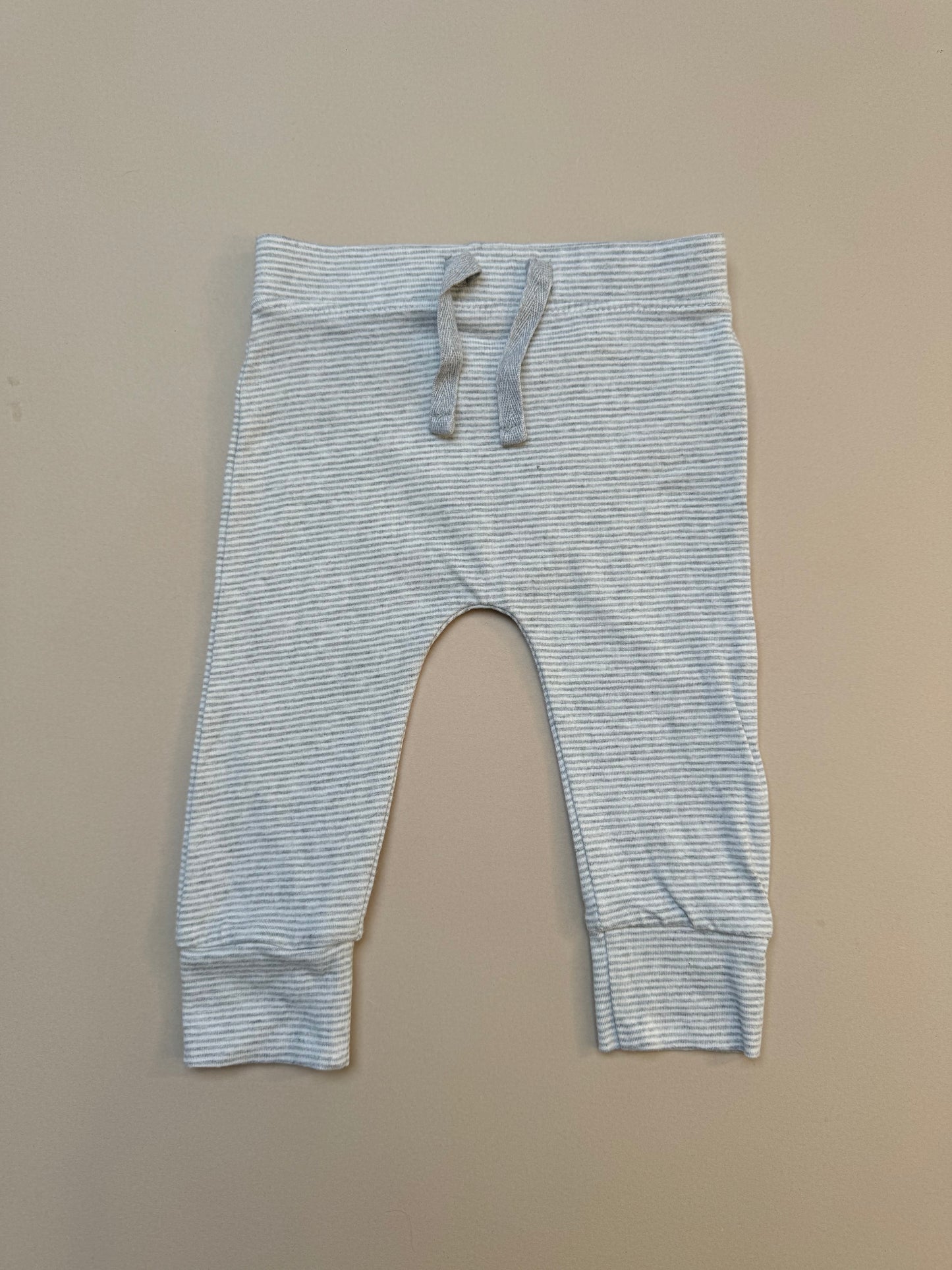 George Grey Striped Leggings in 3-6 Months