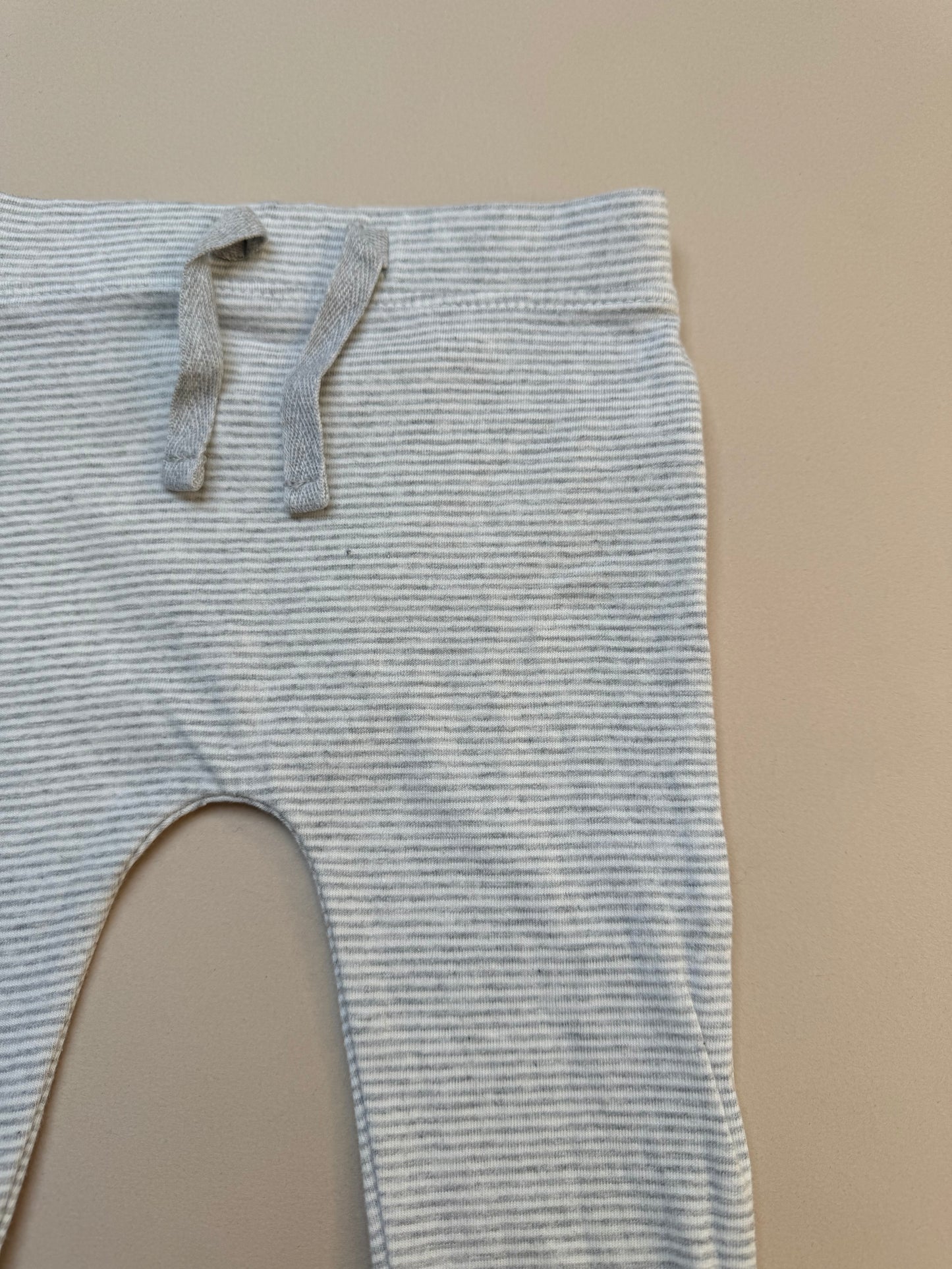 George Grey Striped Leggings in 3-6 Months