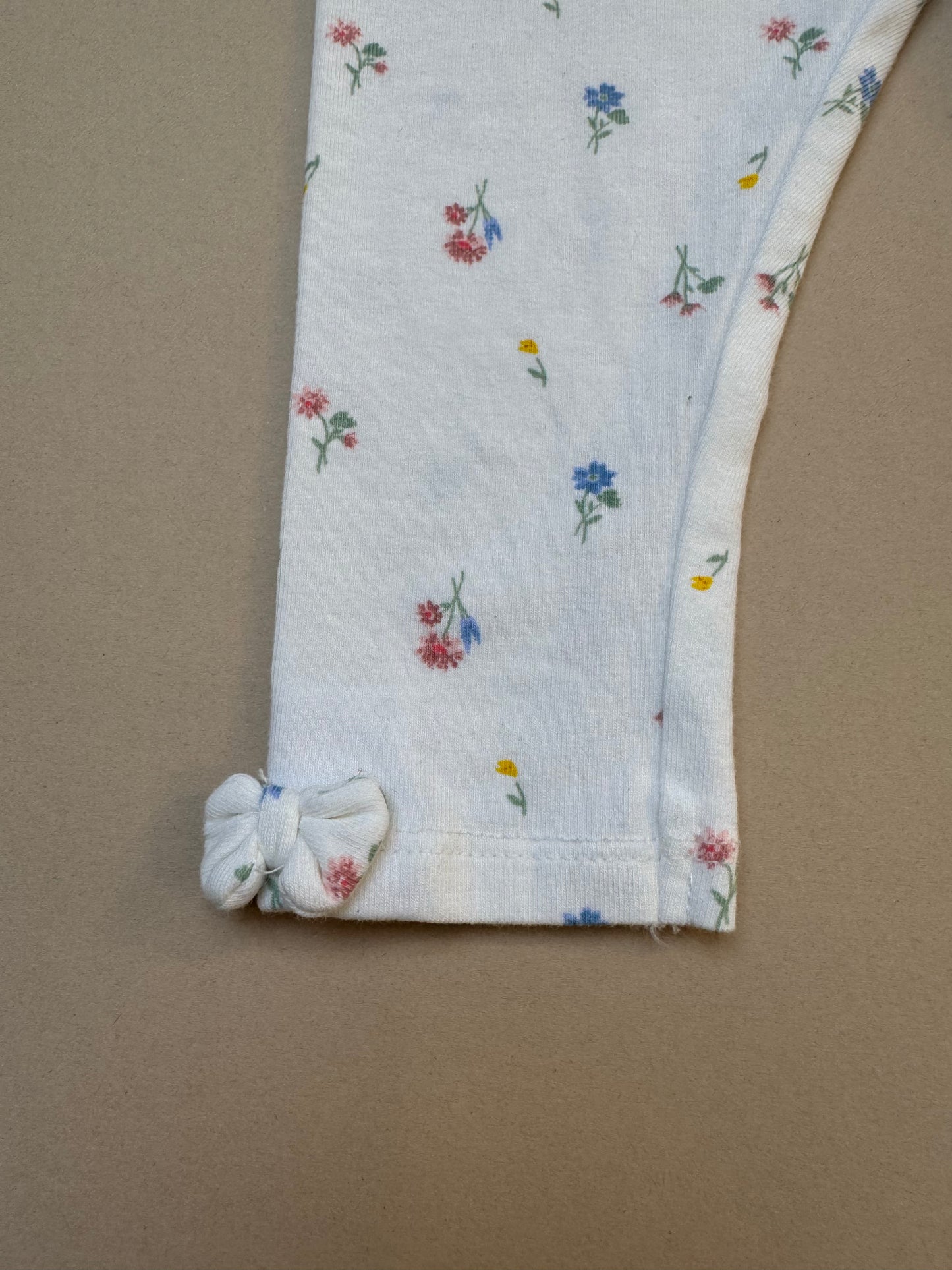 H&M Floral Cotton Leggings in 4-6 Months