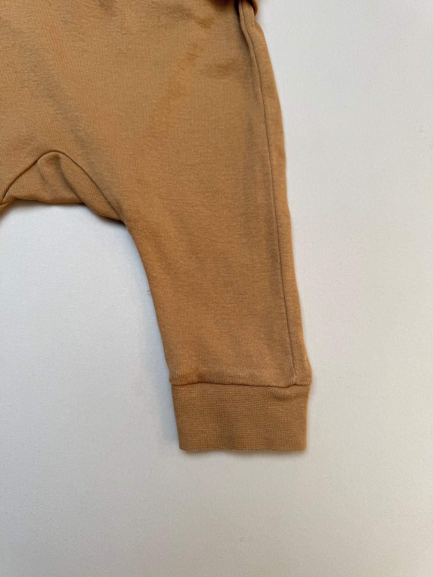 H&M Oversized Tan Leggings in 2-4 Months