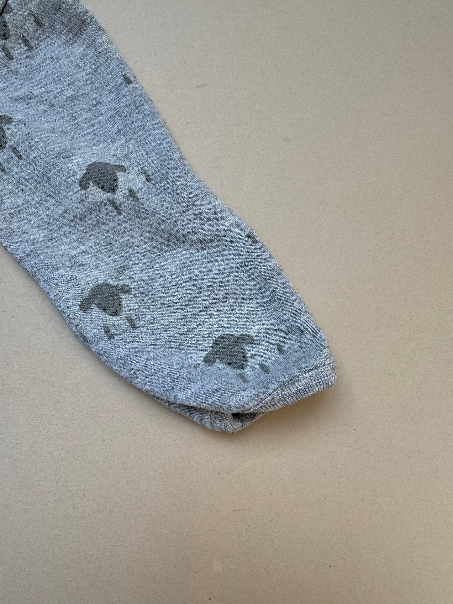 JoJo Maman Bebe Sheep Long Sleeved Cotton Onesie in 0-3 Months