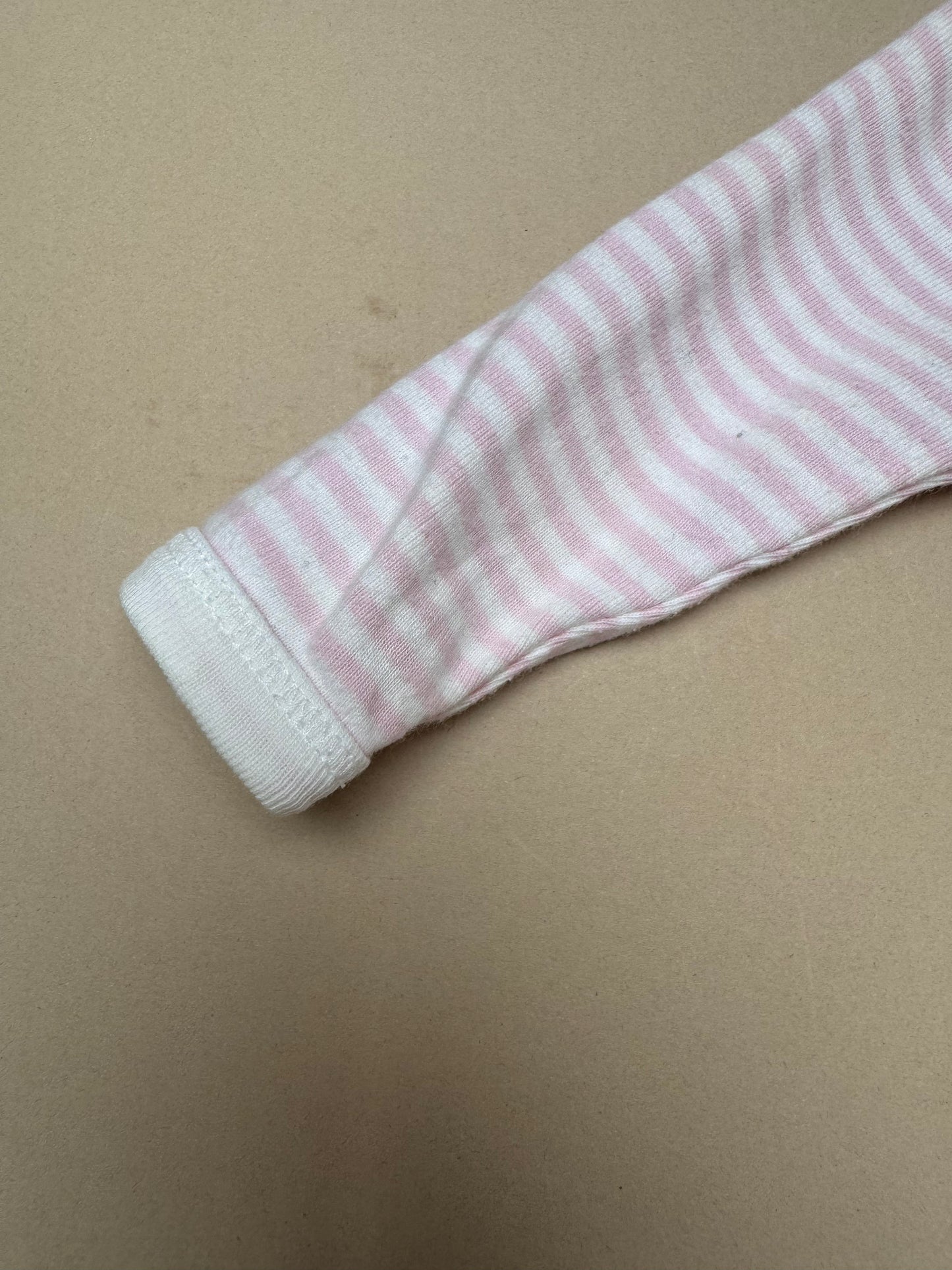 The Little White Company Wrap Over Long Sleeved Onesie in 0-3 Months