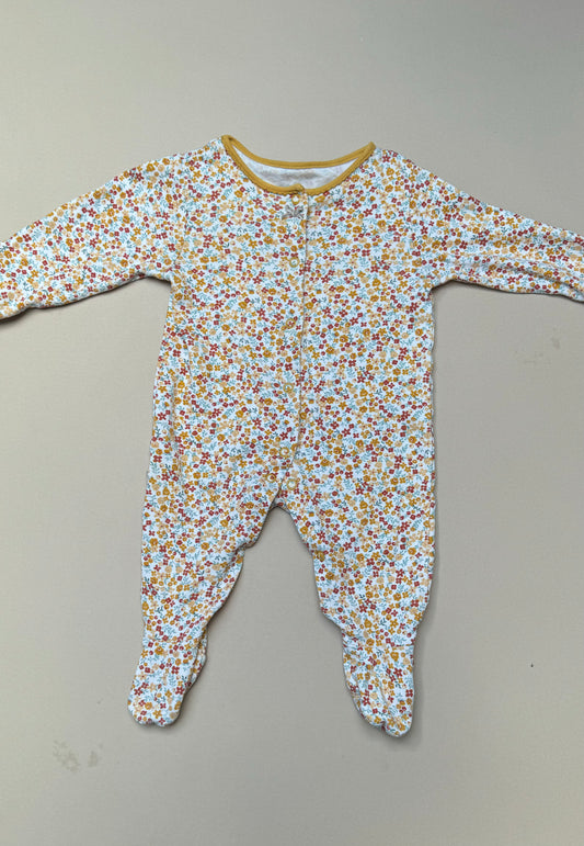 TU Floral Long Sleeved Onesie in 3-6 Months