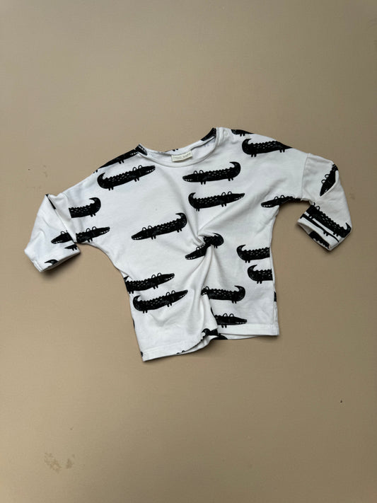 Next Crocodile Long Sleeved T-Shirt in 3-6 Months