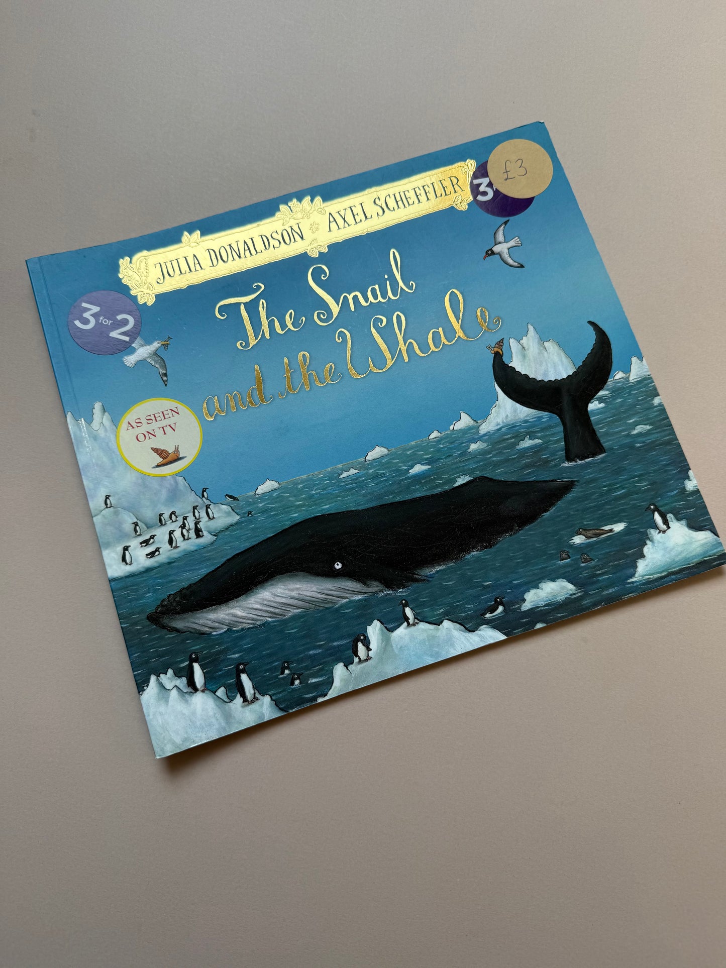 The Snail & The Whale Paperback Book By Julia Donaldson